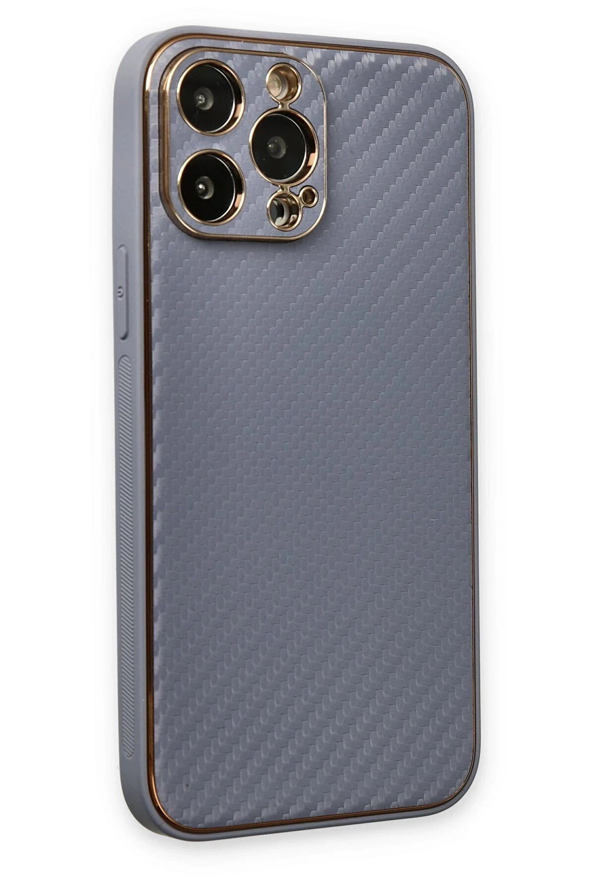 İphone 13 Pro Kılıf Coco Karbon Si̇li̇kon - Gri̇ - Dropx5407-8005