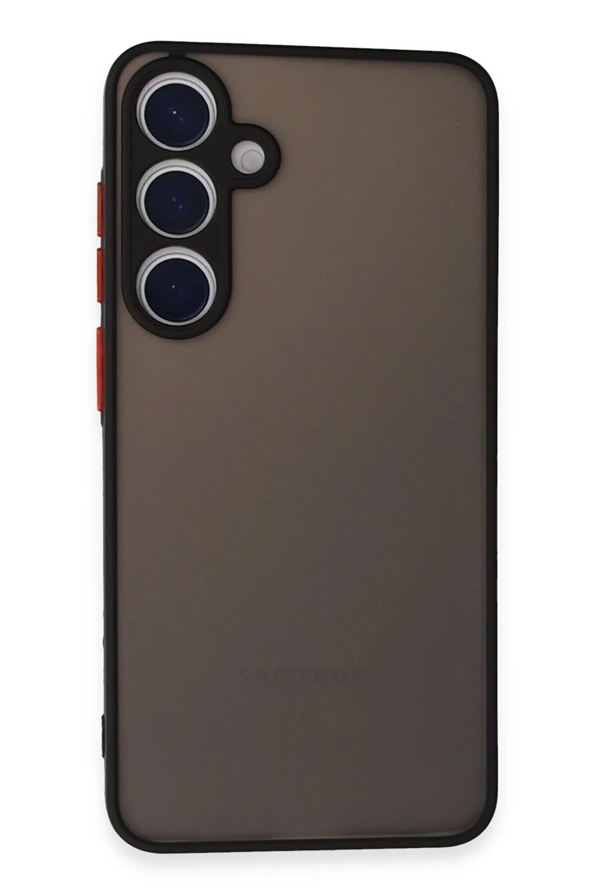 CepteToptan Samsung Galaxy S24 Kılıf Montreal Silikon Kapak - Siyah - DROPX1687-3723