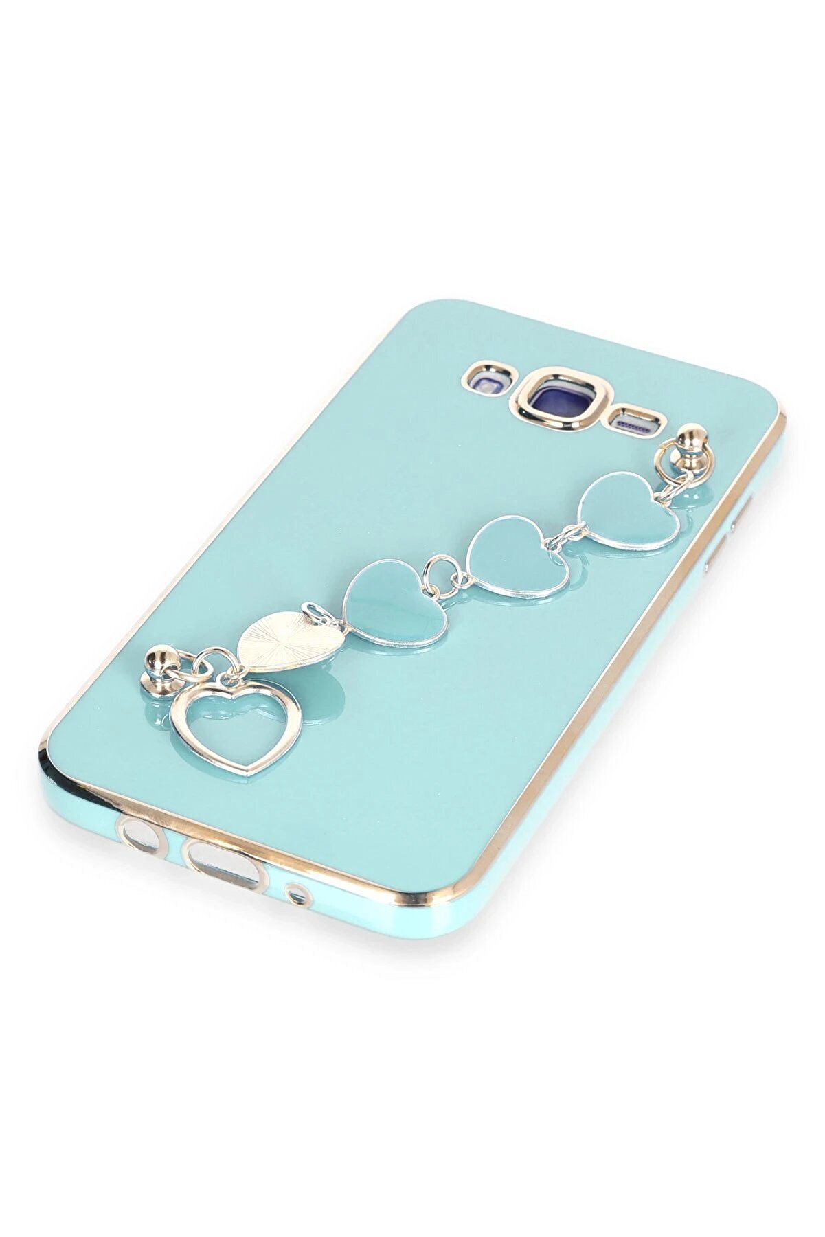 Samsung Galaxy J7 Kılıf Esi̇la Si̇li̇kon - Su Yeşi̇li̇ - Dropx1044-1546