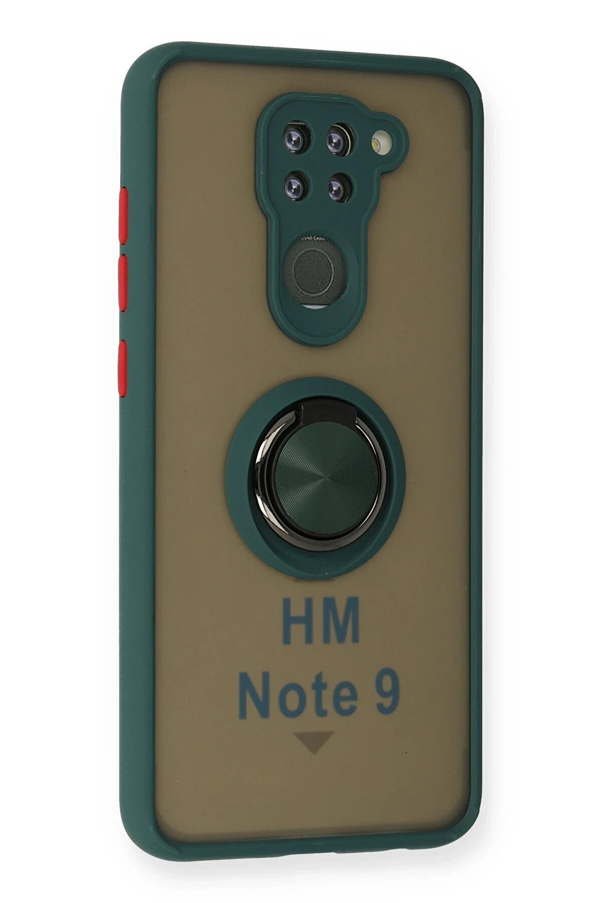 Xi̇aomi̇ Redmi̇ Note 9 Kılıf Montreal Y&uuml;z&uuml;kl&uuml; Si̇li̇kon Kapak - Yeşi̇l - Dropx9837-5993