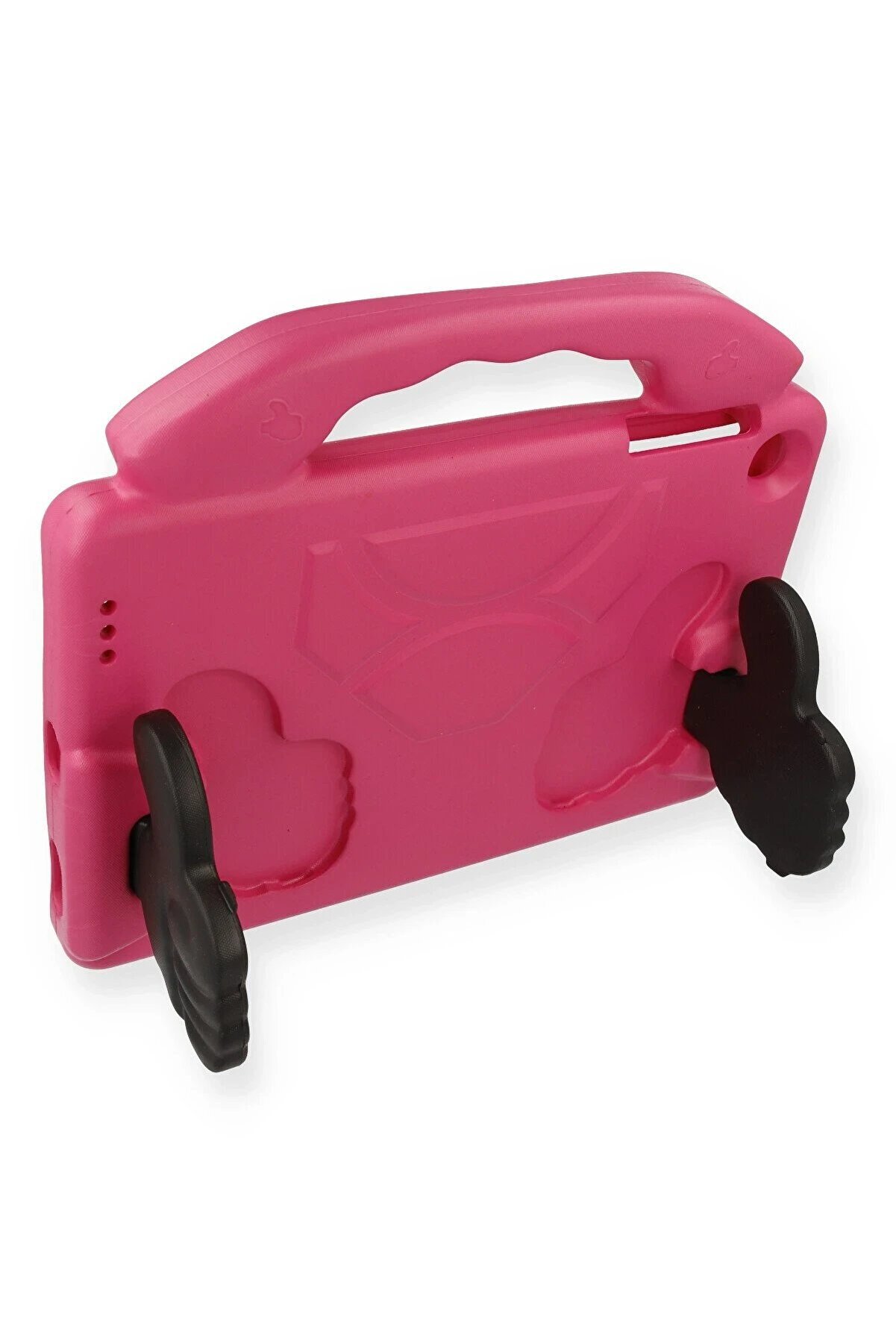 Samsung Galaxy X200 Tab A8 10.5 Kılıf Li̇ke Stantlı Tablet Si̇li̇kon - Pembe - Dropx4561-2493