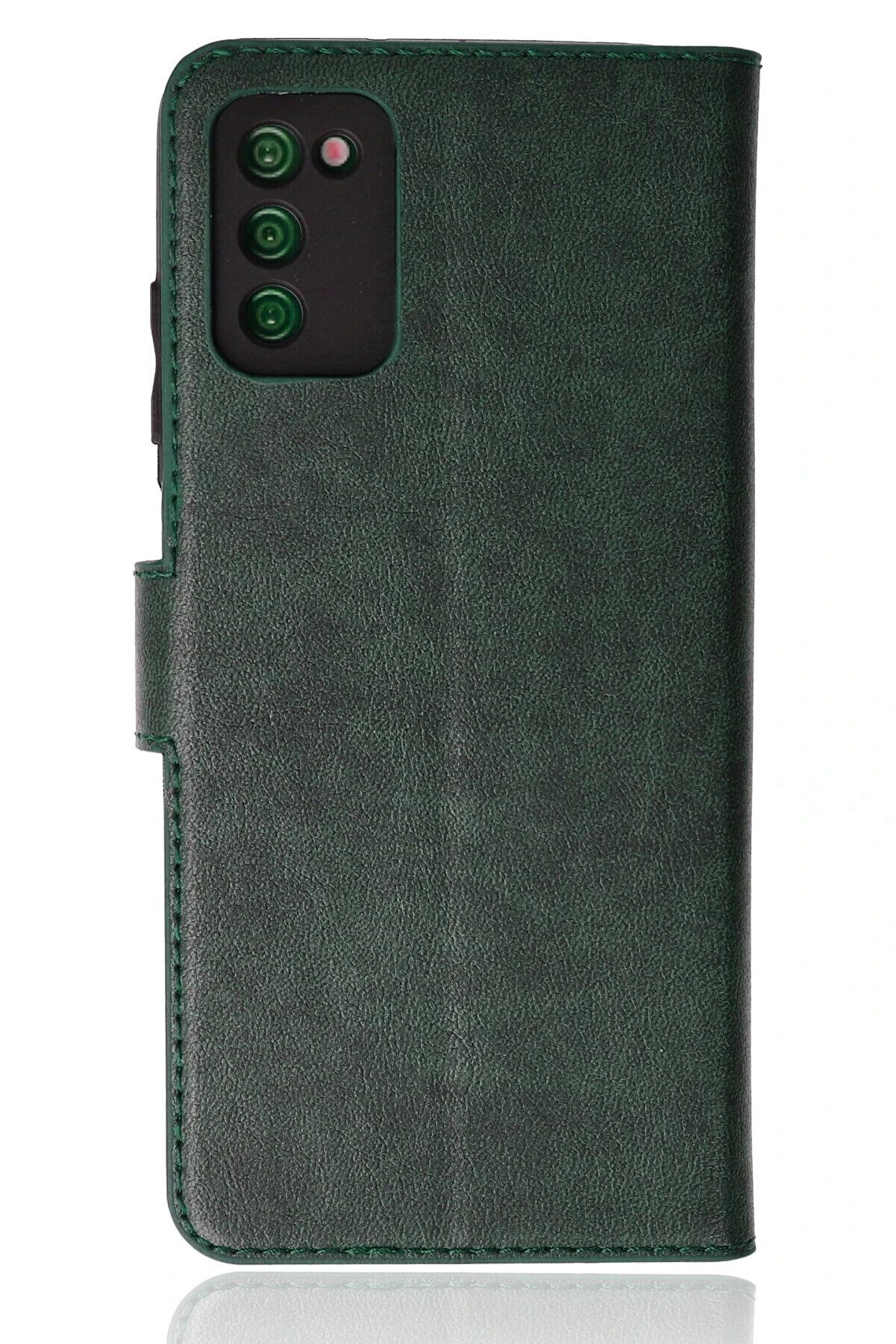 CepteToptan Samsung Galaxy A03S Kılıf Trend S Plus Kapaklı Kılıf - Yeşil - DROPX5315-3050