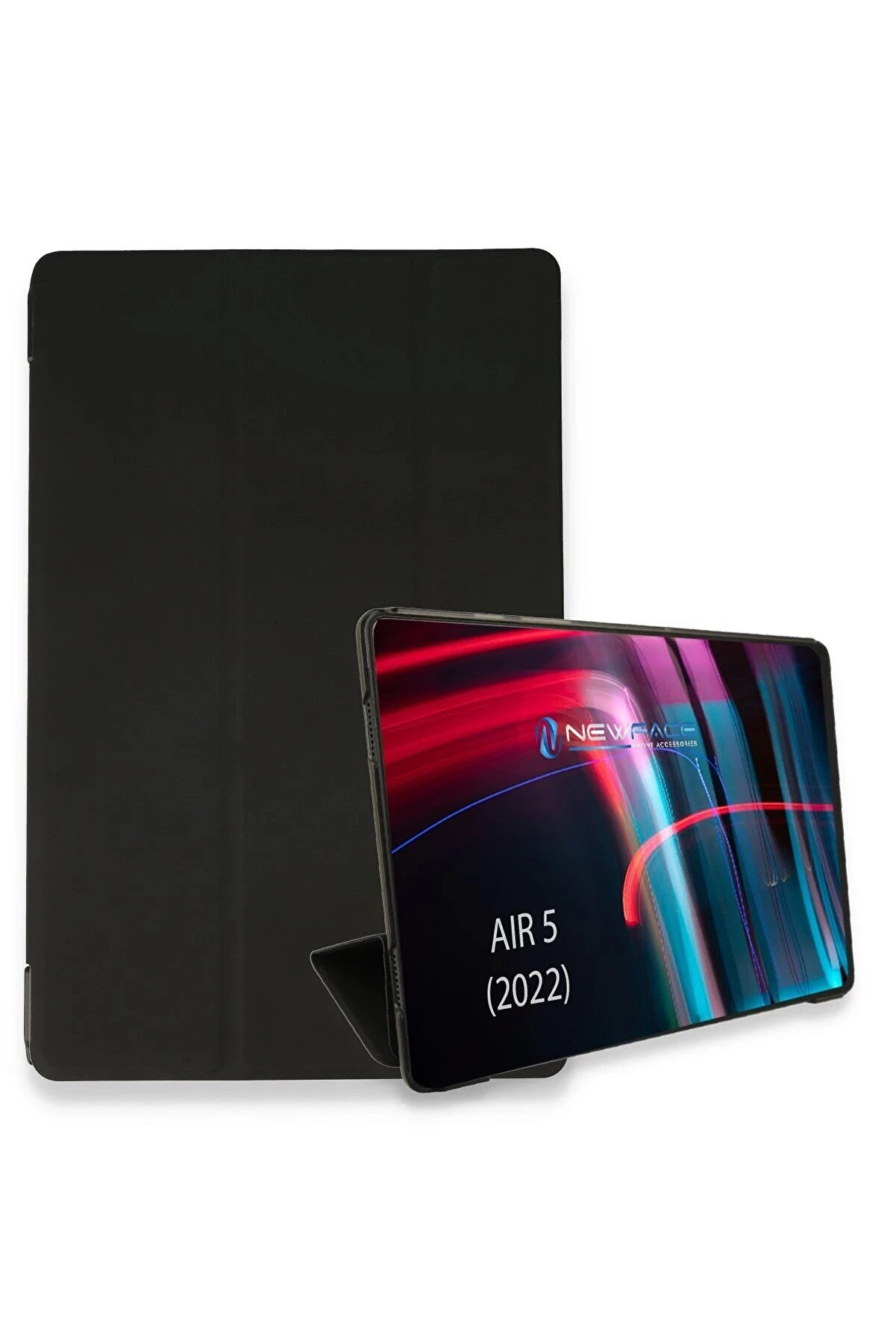 CepteToptan iPad Air 5 (2022) Kılıf Tablet Smart Kılıf - Siyah - DROPX1703-6170