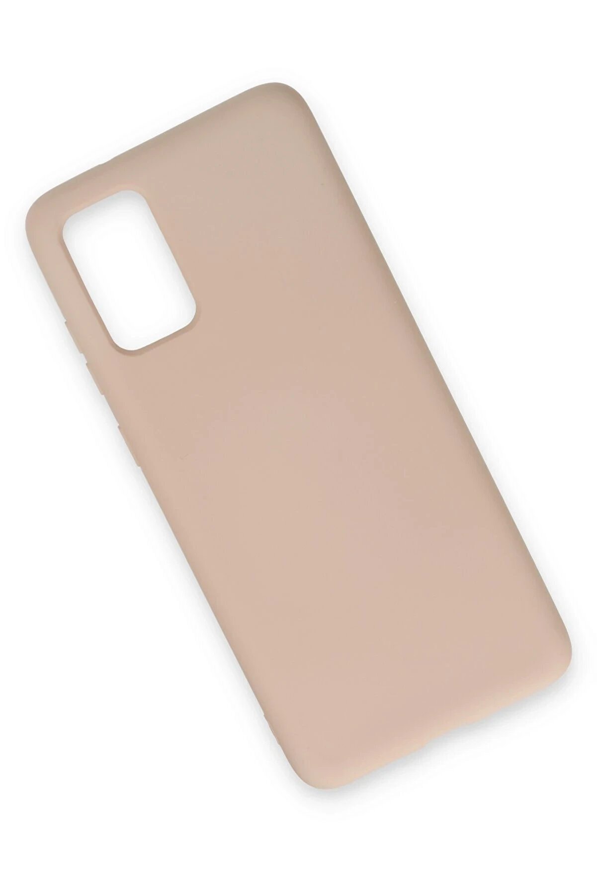 Samsung Galaxy S20 Plus Kılıf Nano İ&ccedil;i̇ Kadi̇fe Si̇li̇kon - Pudra - Dropx2439-6969
