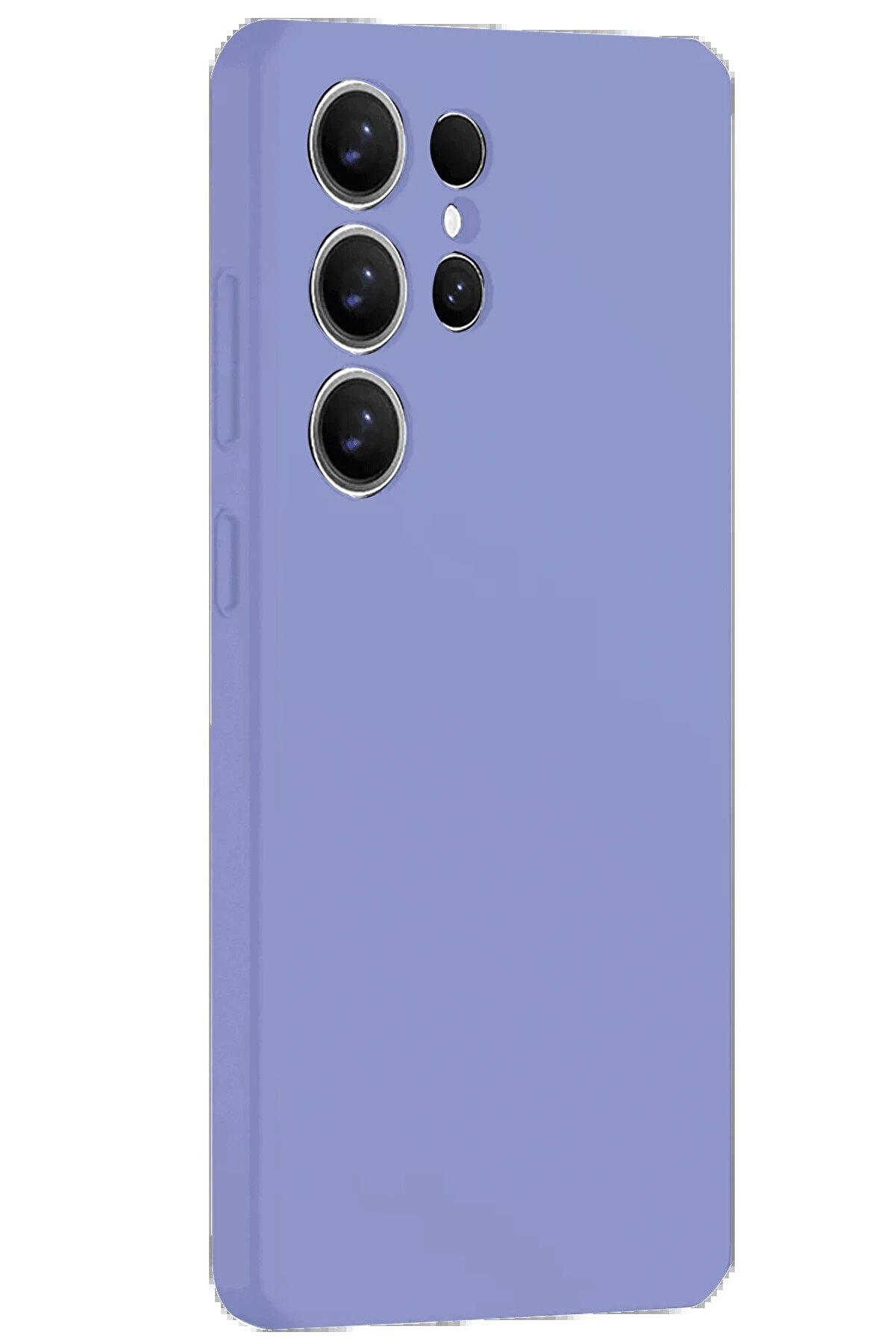 Samsung Galaxy S25 Ultra Kılıf Nano İçi̇ Kadi̇fe Si̇li̇kon - Li̇la - Dropx1137-7861