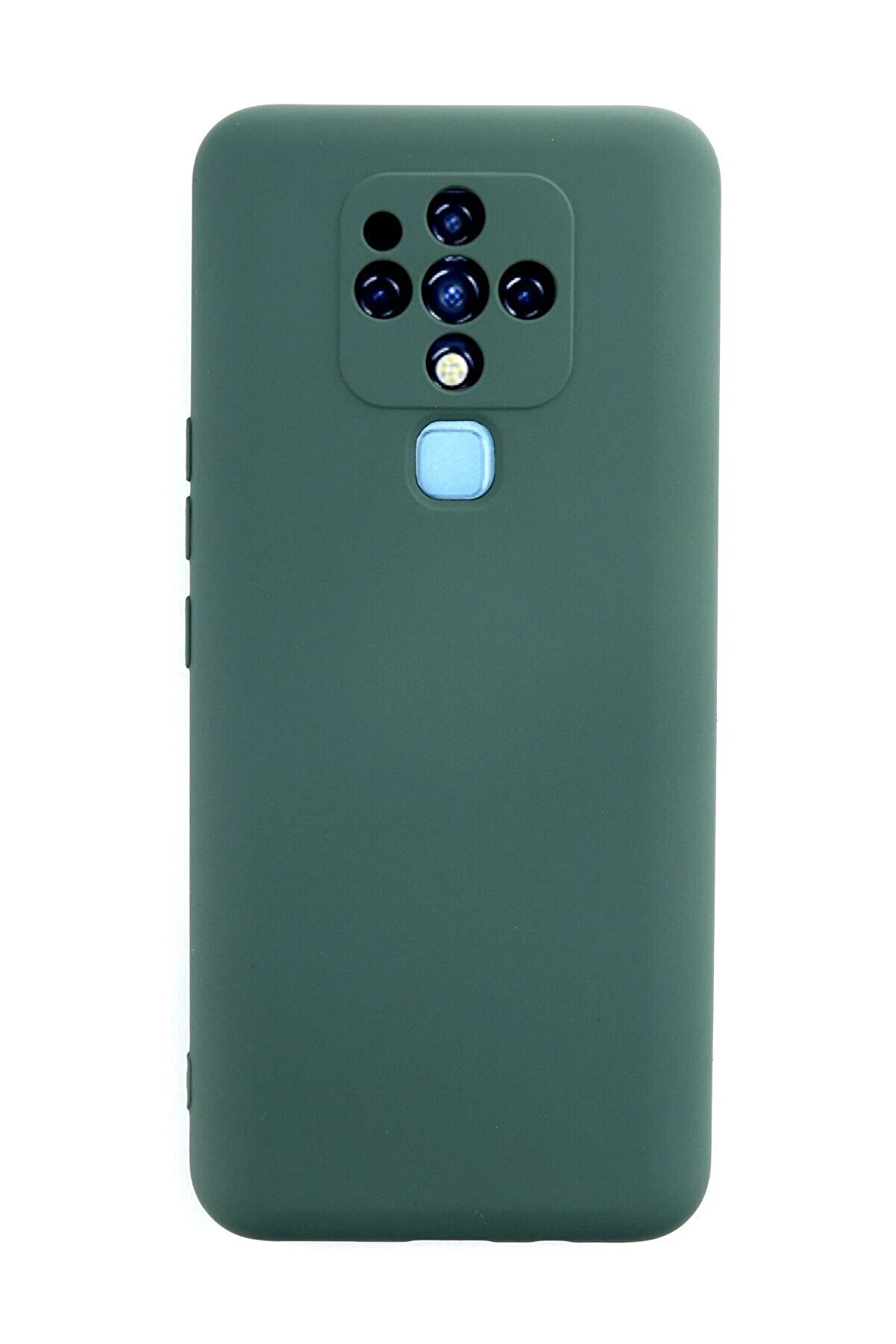 CepteToptan Tecno Camon 16 Kılıf Nano içi Kadife Silikon - Koyu Yeşil - DROPX5751-7306