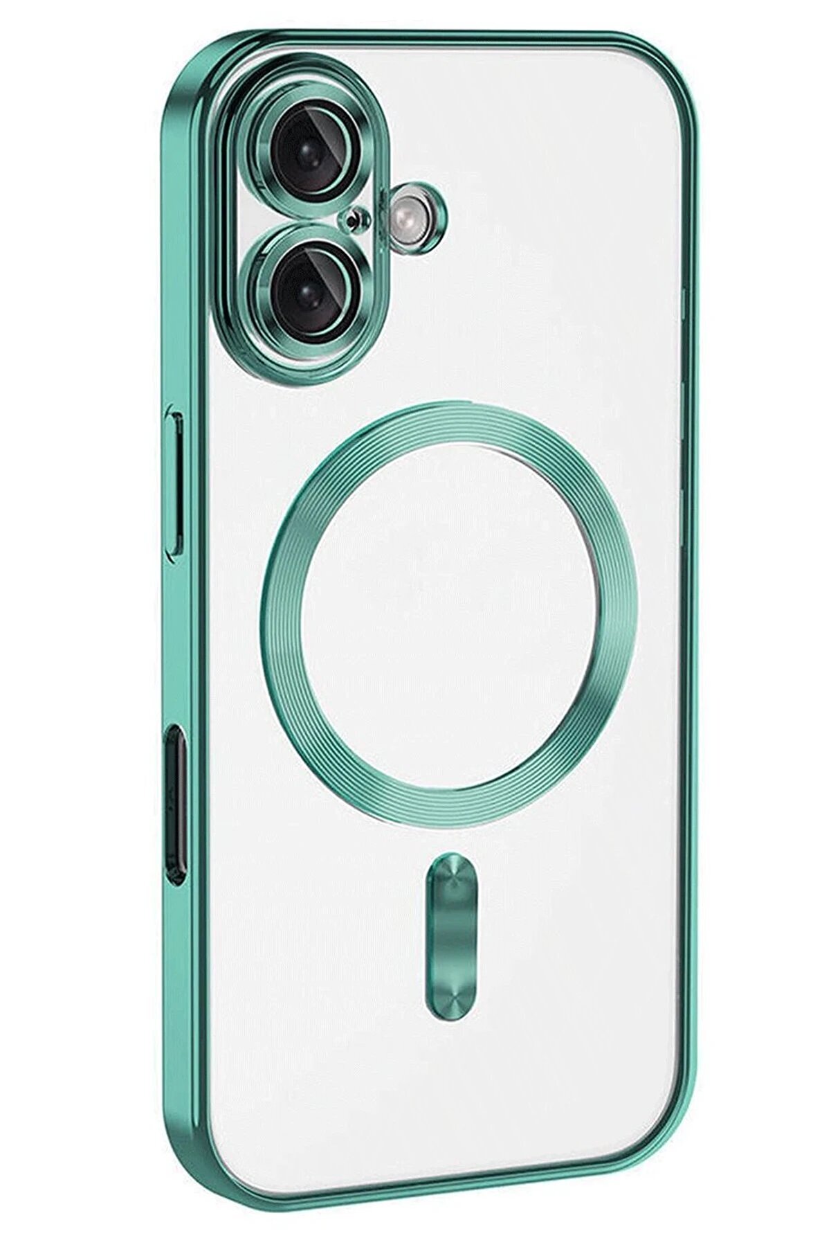 CepteToptan iPhone 16 Plus Kılıf Kross Magneticsafe Kapak - Turkuaz - DROPX5678-1748