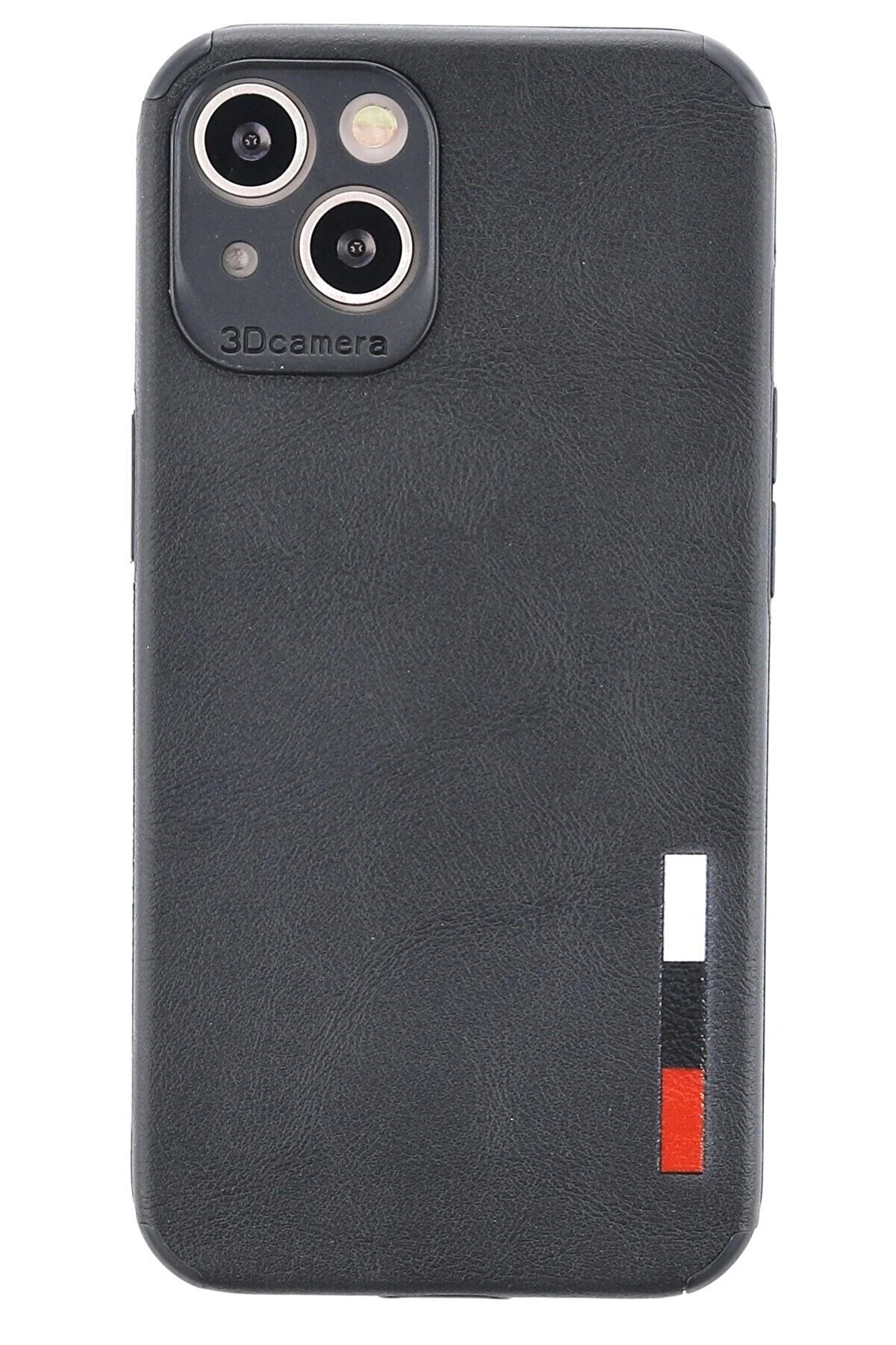 CepteToptan iPhone 13 Mini Kılıf Loop Deri Silikon - Siyah - DROPX9633-7611