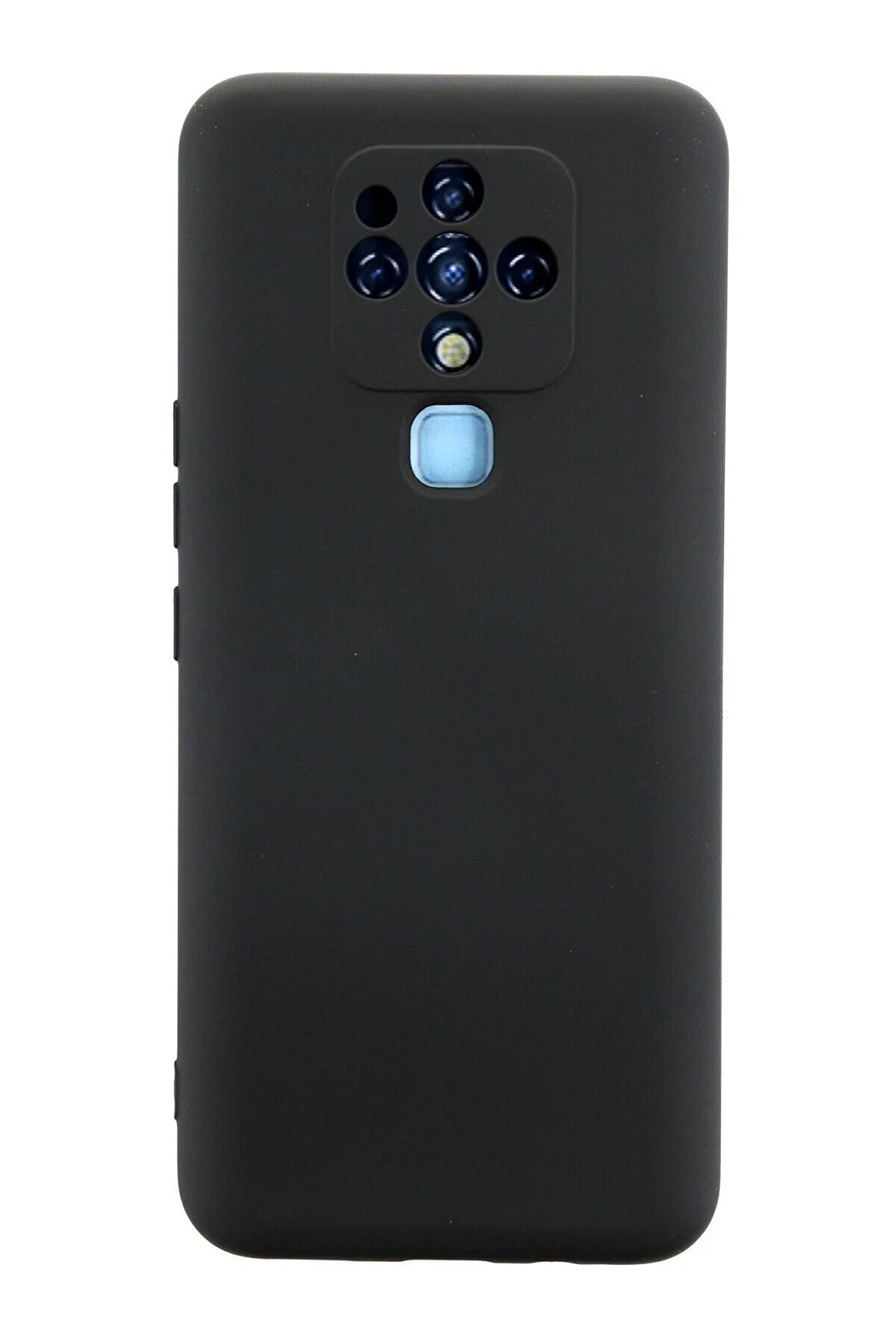 CepteToptan Tecno Camon 16 Kılıf Nano içi Kadife Silikon - Siyah - DROPX7754-9923