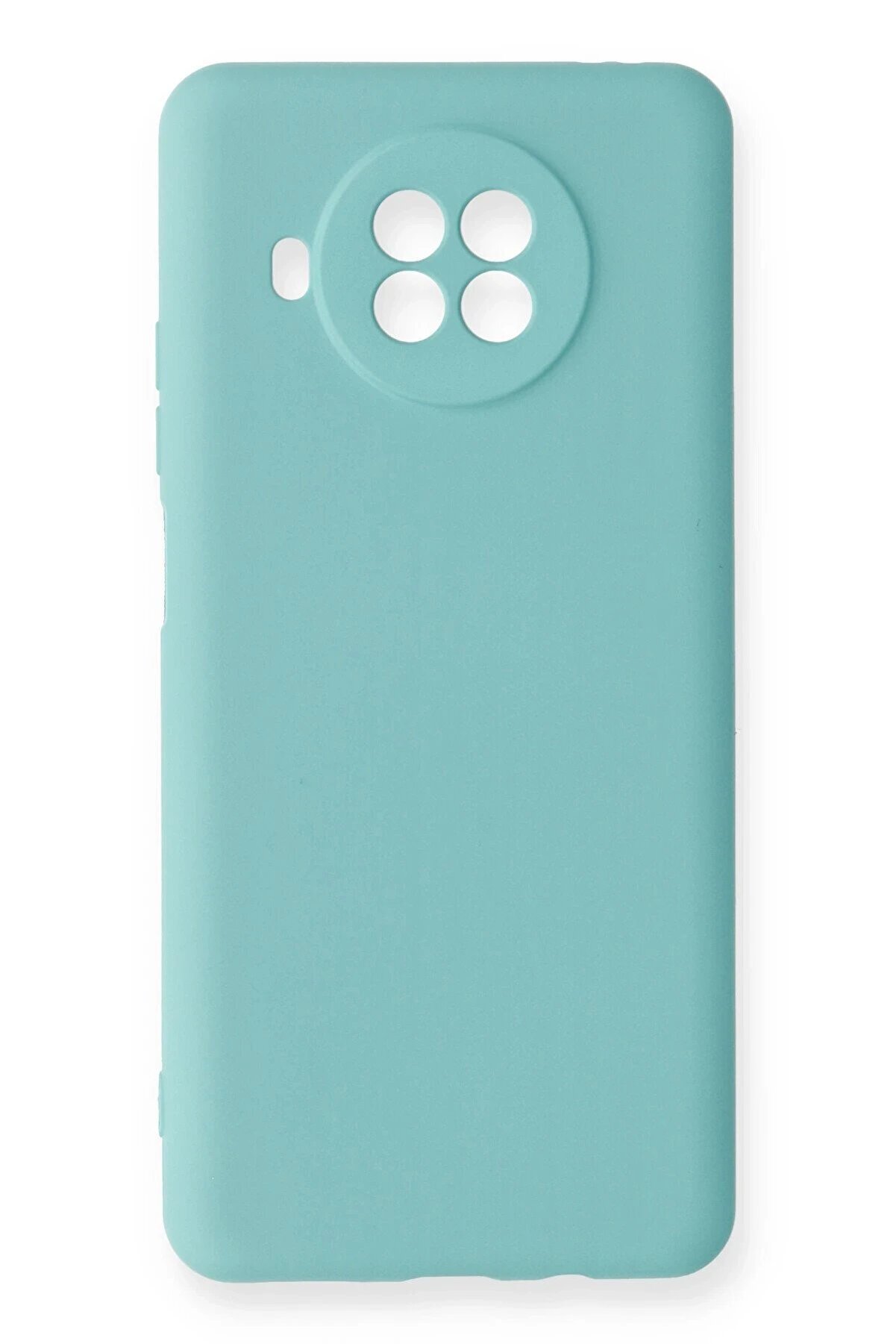 Xi̇aomi̇ Mi̇ 10T Li̇te Kılıf Nano İ&ccedil;i̇ Kadi̇fe Si̇li̇kon - Turkuaz - Dropx5402-9817