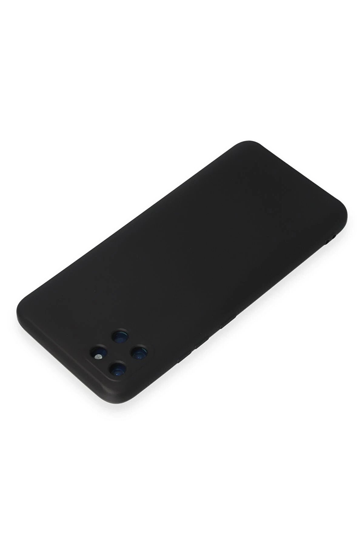 Realme C11 Kılıf Nano Uyumlu İ&ccedil;i̇ Kadi̇fe Si̇li̇kon - Si̇yah - Dropx9116-1078
