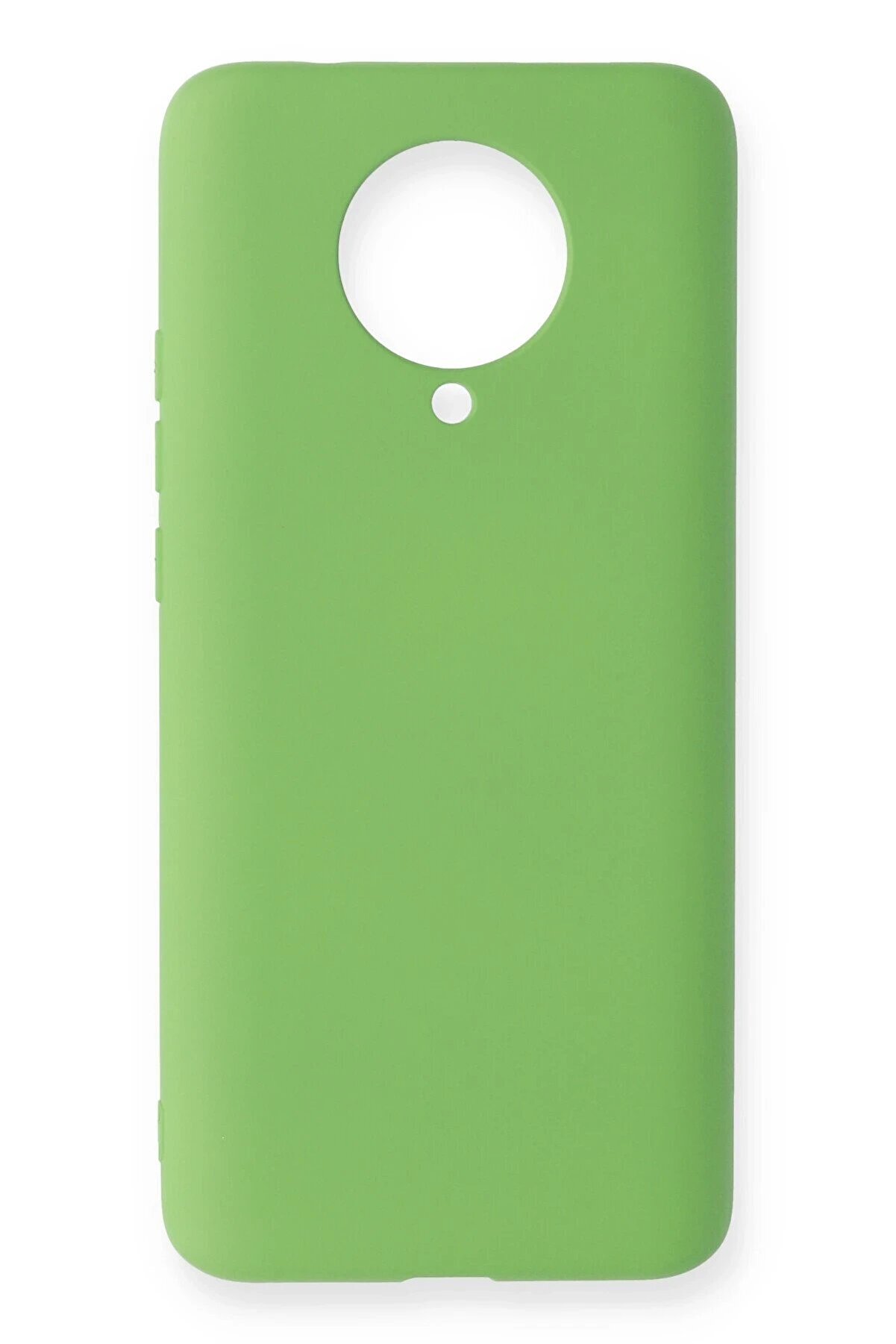 CepteToptan Xiaomi Redmi K30 Pro Kılıf Nano içi Kadife Silikon - Yeşil - DROPX9126-7744