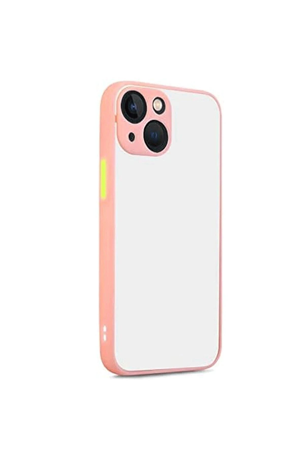 CepteToptan iPhone 13 Kılıf Montreal Silikon Kapak - Pembe - DROPX1847-2692