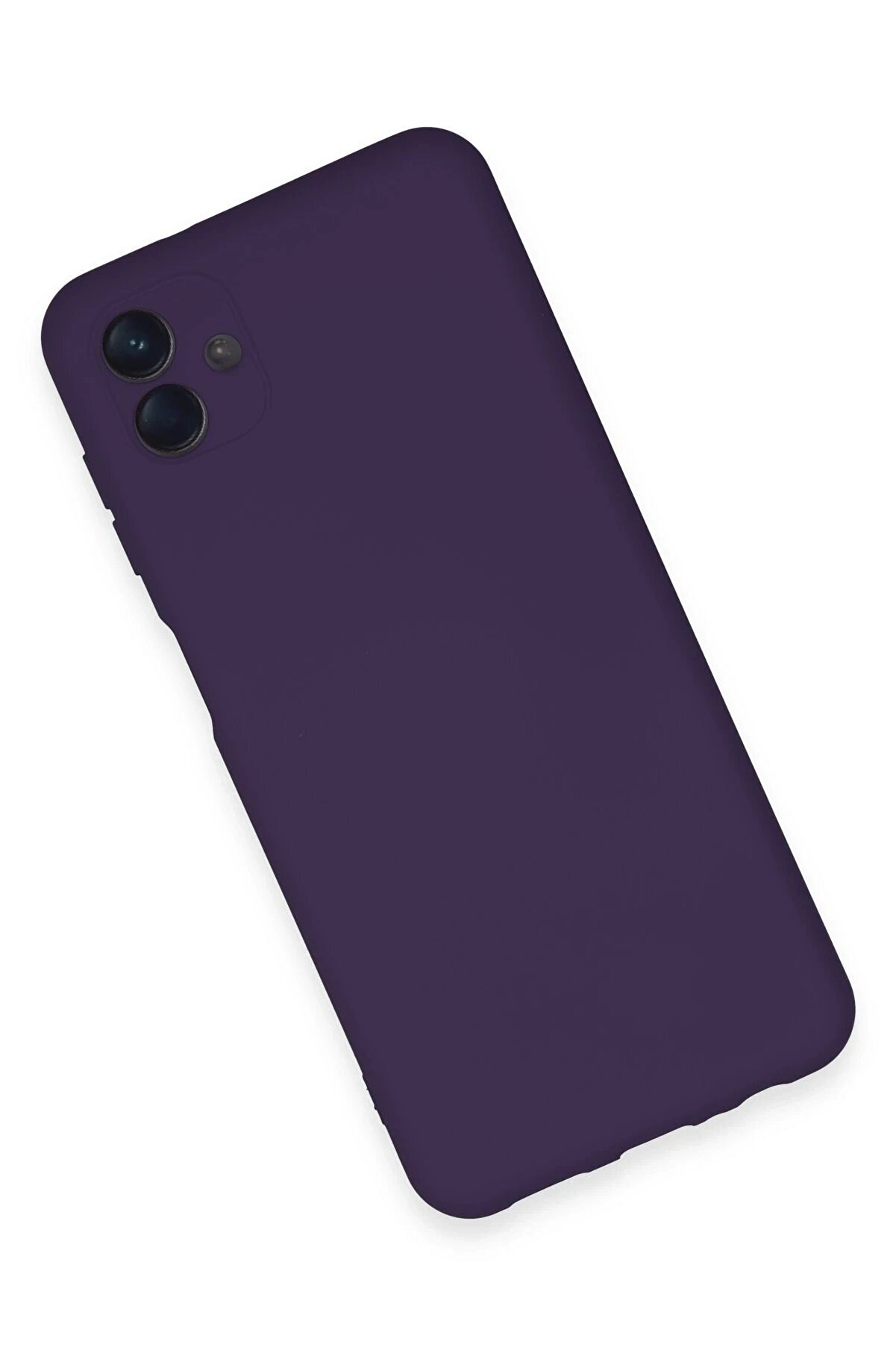 Samsung Galaxy A04E Kılıf Nano İçi̇ Kadi̇fe Si̇li̇kon - Mor - Dropx9218-6628