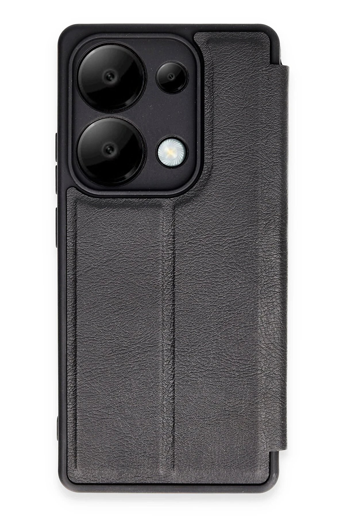 CepteToptan Xiaomi Redmi Note 13 Pro 5G Kılıf Flip Cover - Siyah - DROPX7854-6565