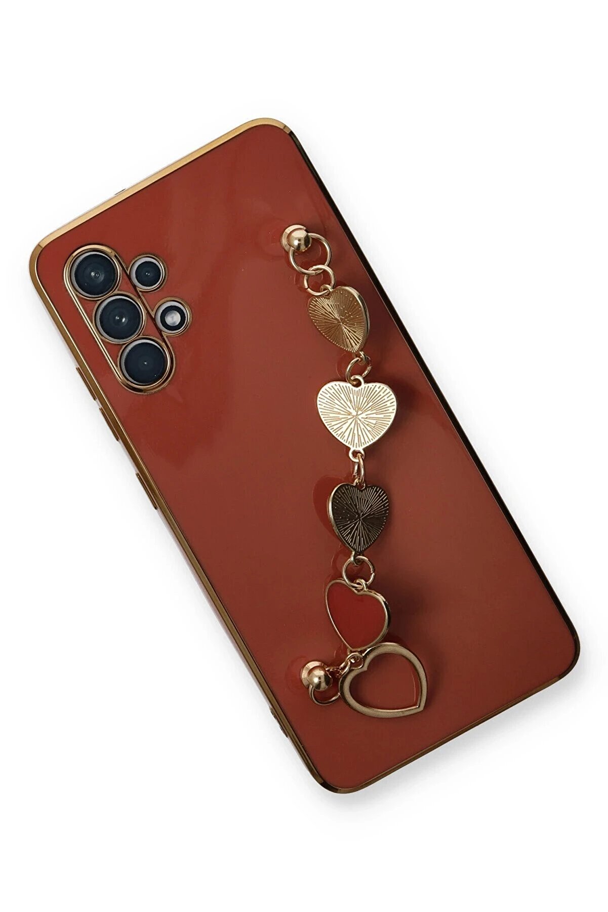 Samsung Galaxy A32 Kılıf Esi̇la Si̇li̇kon - Kırmızı - Dropx3759-3898