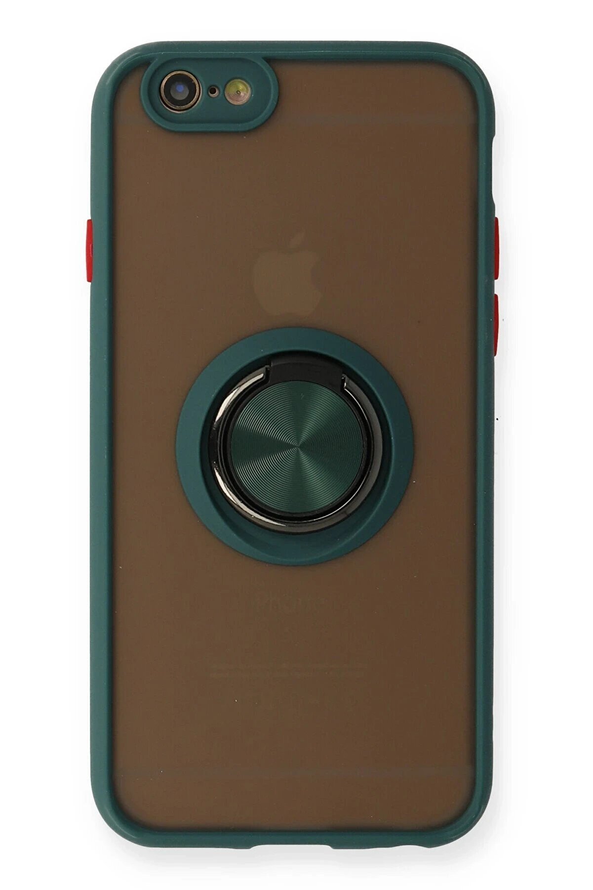 CepteToptan iPhone 6 Kılıf Montreal Y&uuml;z&uuml;kl&uuml; Silikon Kapak - Yeşil - DROPX3758-9044