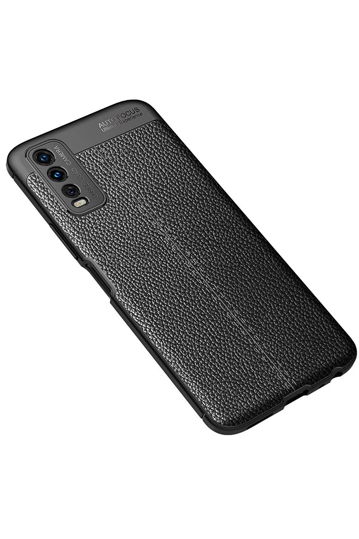 Vi̇vo Y11S Kılıf Auto Focus Kapak - Si̇yah - Dropx1841-9821