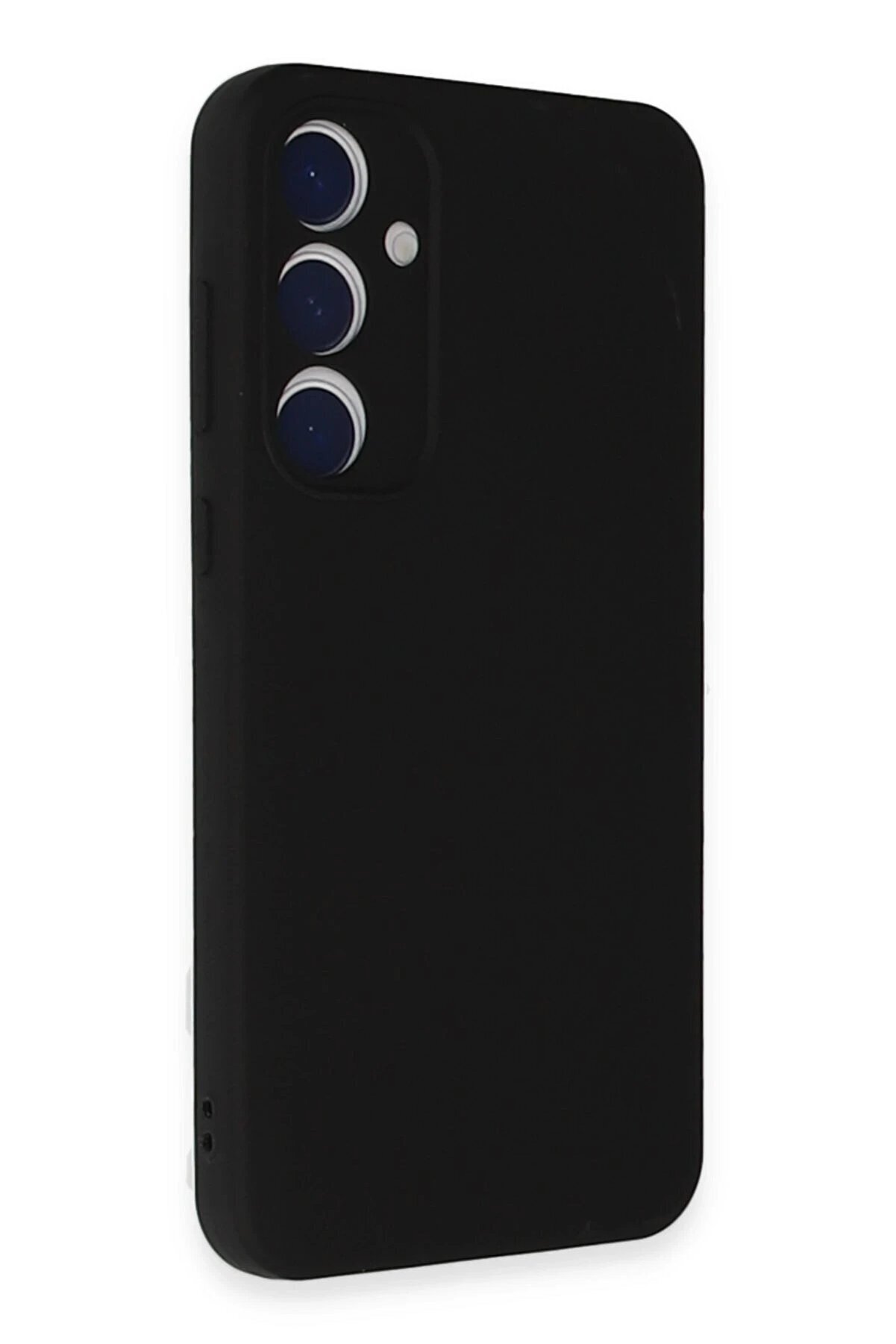 Samsung Galaxy A35 5G Kılıf Nano İçi̇ Kadi̇fe Si̇li̇kon - Si̇yah - Dropx1147-7450