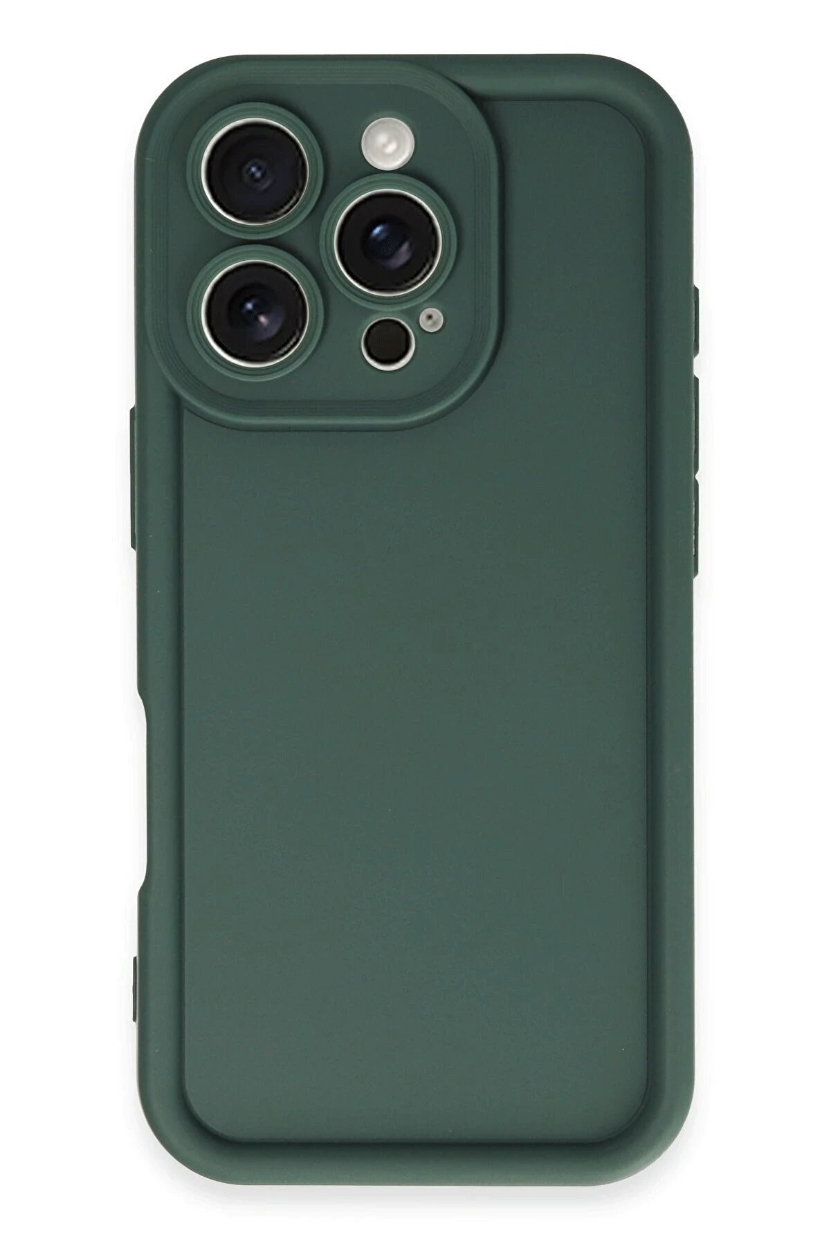 İphone 16 Pro Max Kılıf Vi̇era Si̇li̇kon - Koyu Yeşi̇l - Dropx7385-1540