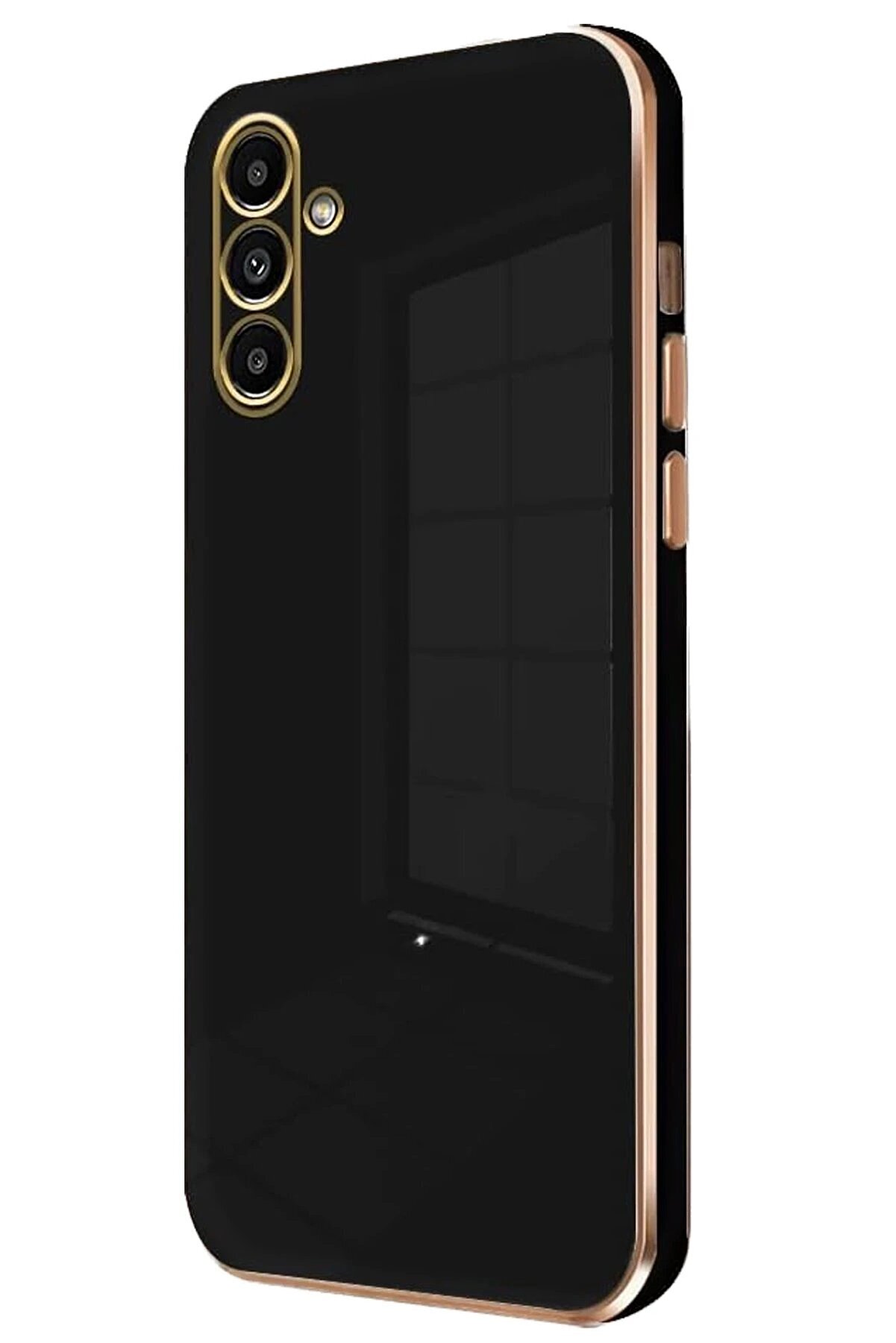 Samsung Galaxy A55 5G Kılıf Volet Si̇li̇kon - Si̇yah - Dropx7574-4365