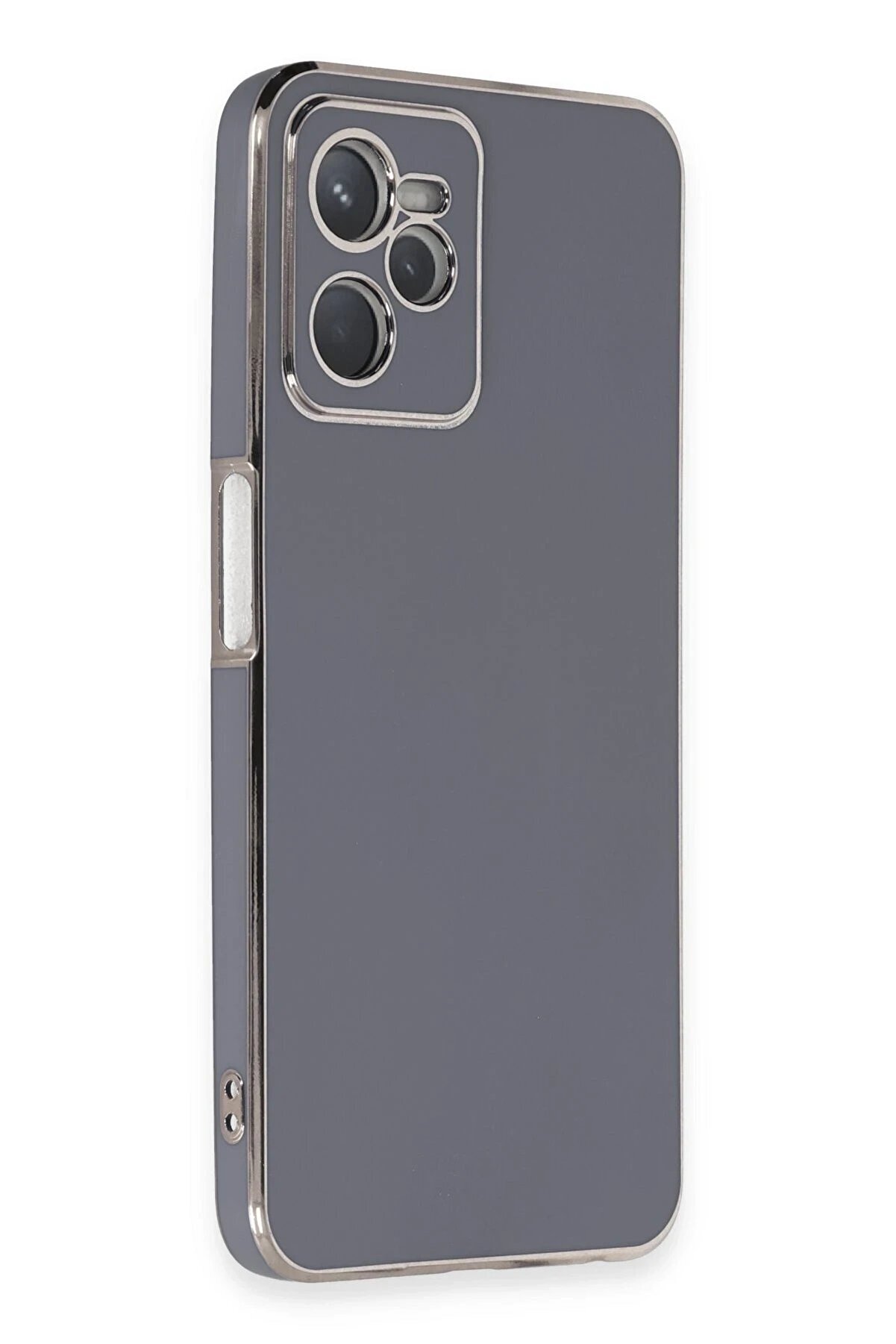 Realme C35 Kılıf Volet Si̇li̇kon - Mavi̇ - Dropx4913-4730