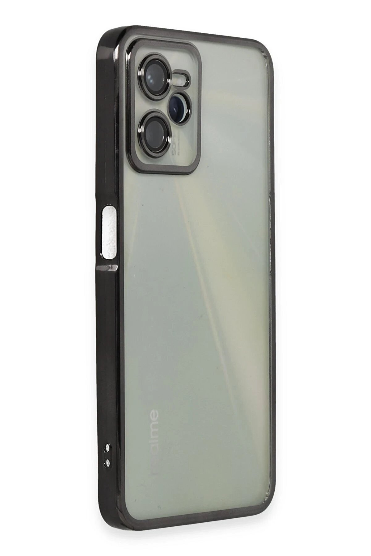 Realme C35 Kılıf Lensli̇ Si̇li̇kon - Si̇yah - Dropx7527-3986