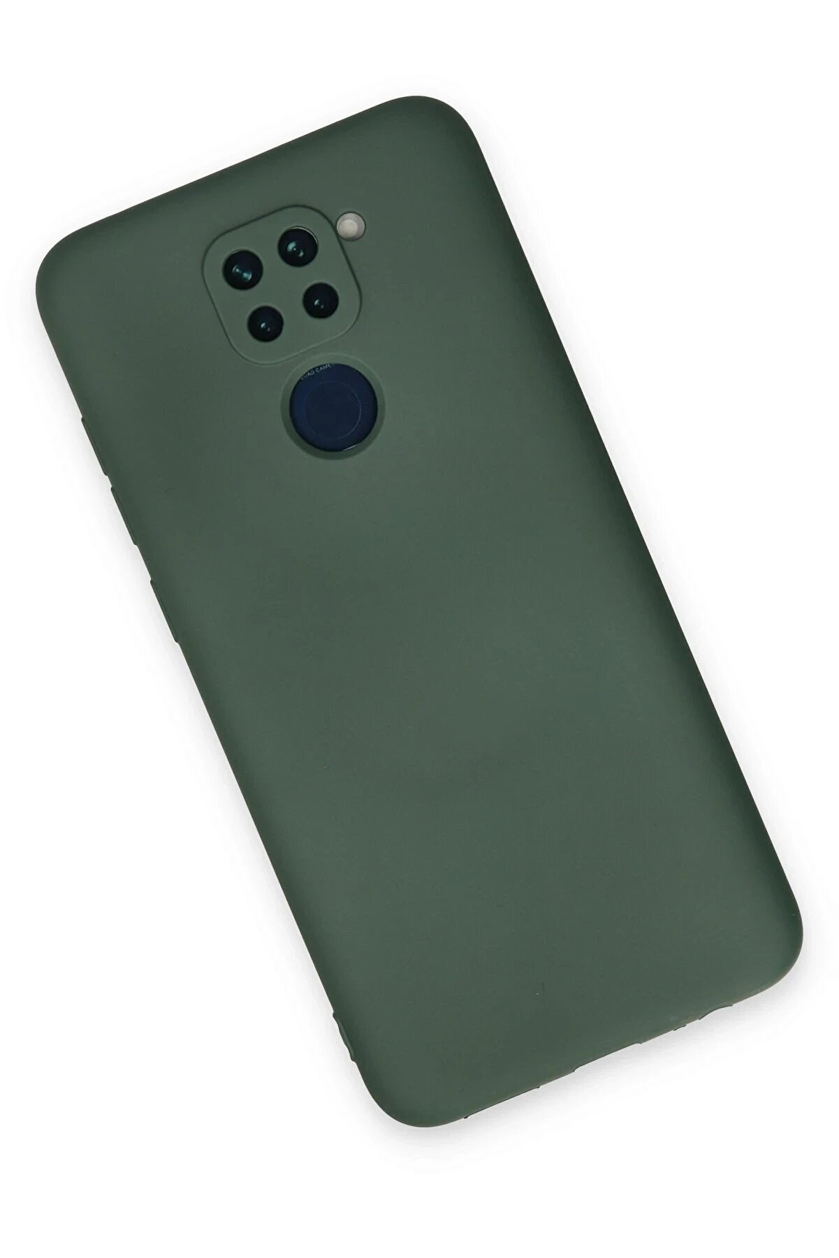 Xi̇aomi̇ Redmi̇ Note 9 Kılıf Nano İçi̇ Kadi̇fe Si̇li̇kon - Koyu Yeşi̇l - Dropx8274-2656