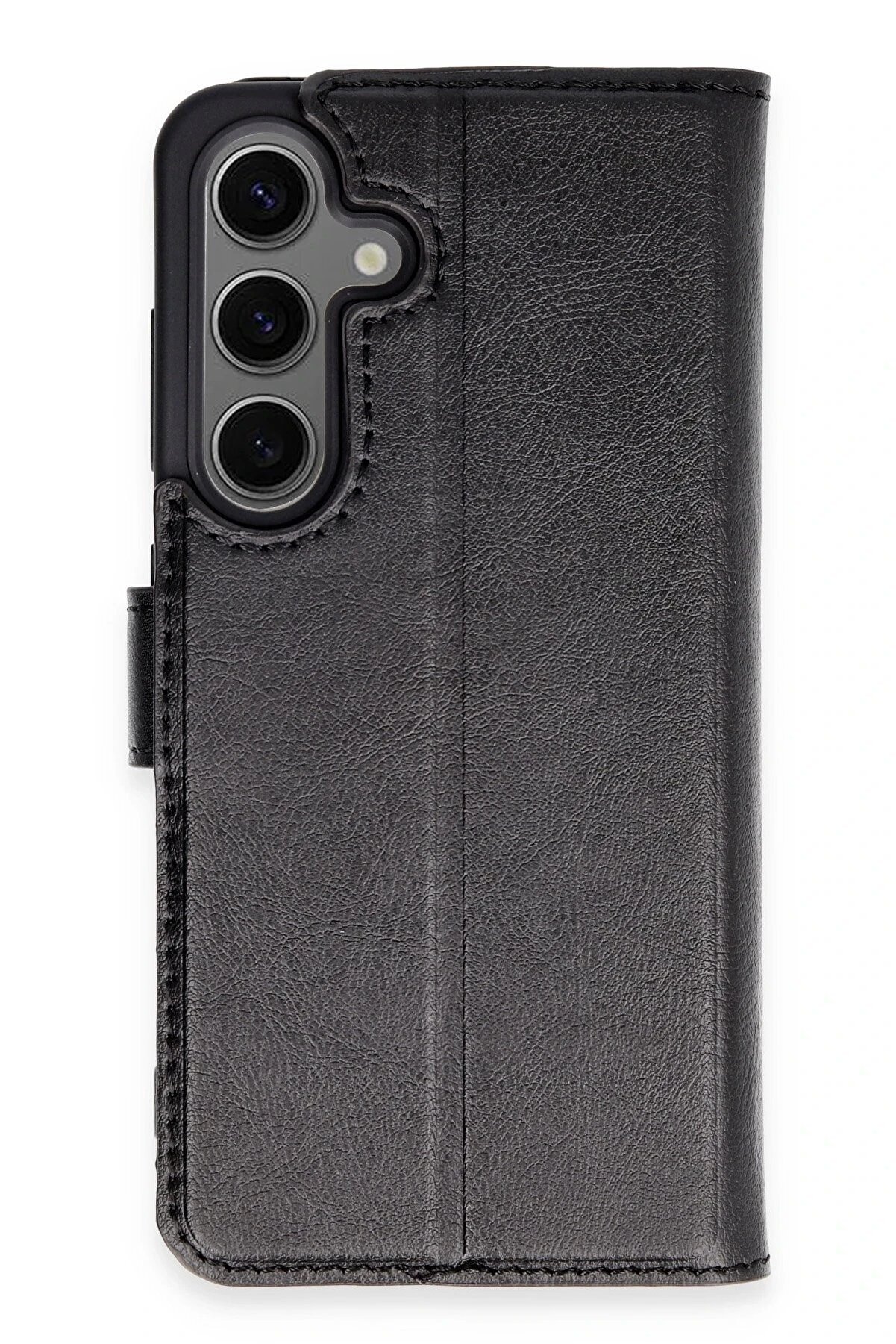 CepteToptan Samsung Galaxy S24 Kılıf Trend S Plus Kapaklı Kılıf - Siyah - DROPX5098-8190