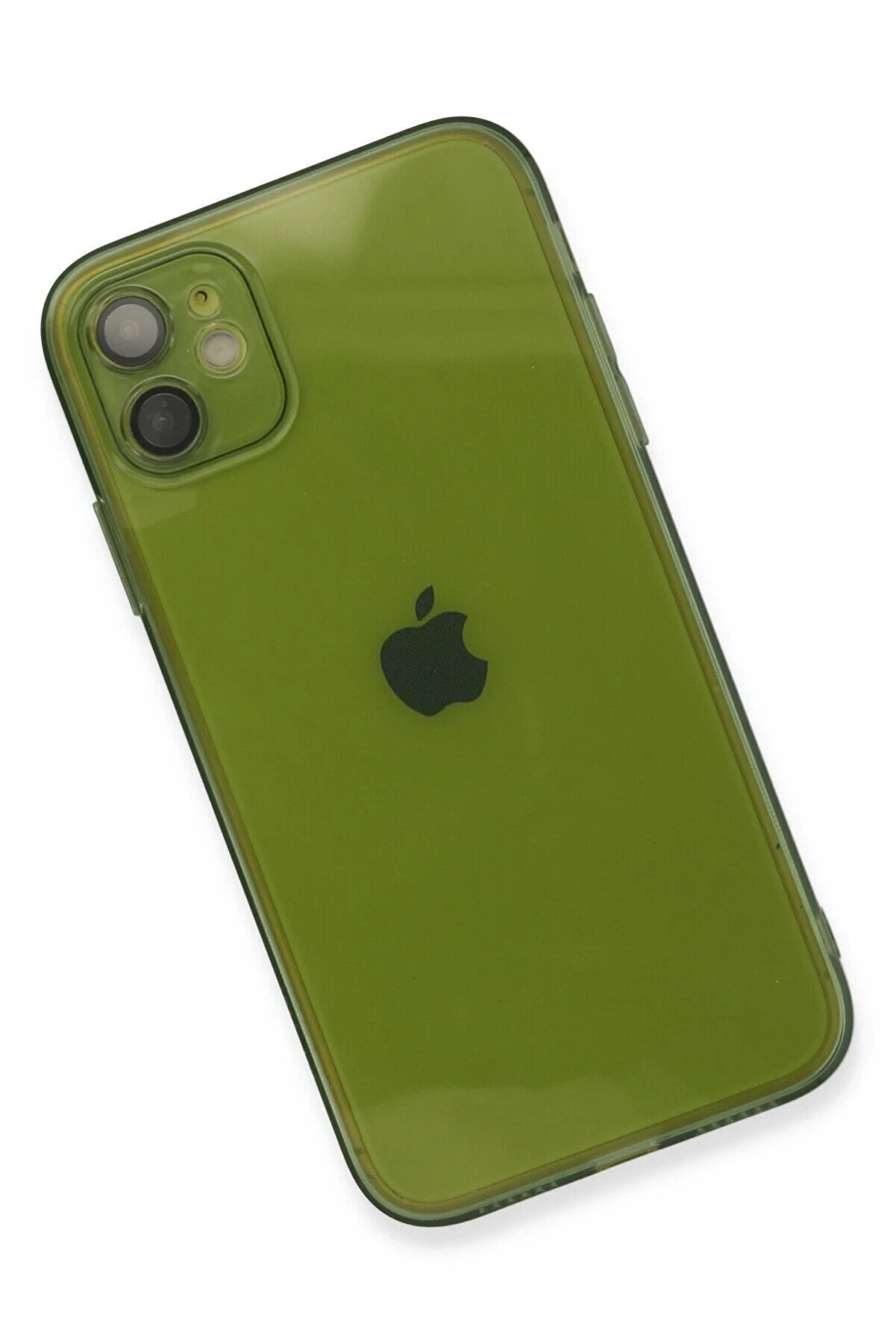 İphone 12 Kılıf Fly Lens Si̇li̇kon - Yeşi̇l - Dropx6657-3262