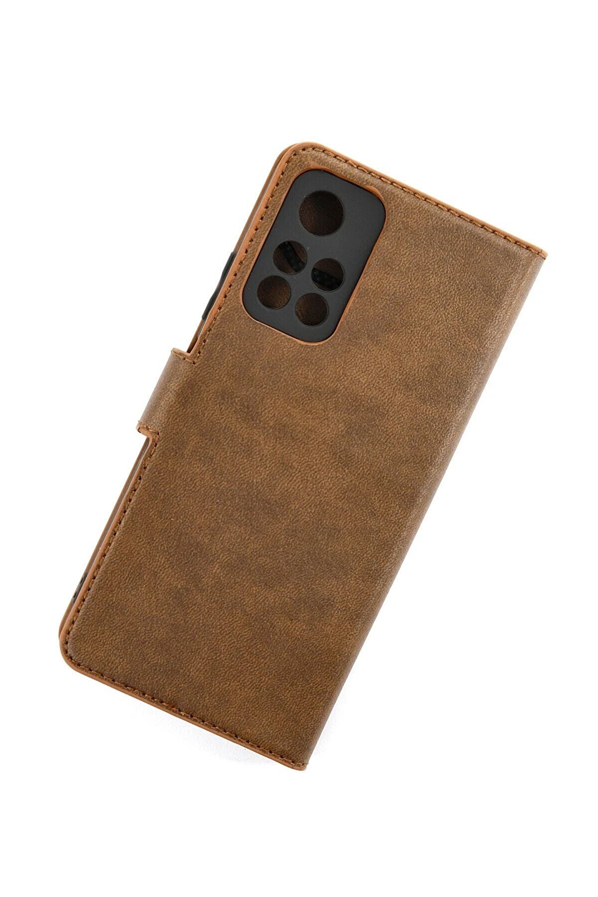 Xi̇aomi̇ Redmi̇ Note 11T Kılıf Trend S Plus Kapaklı Kılıf - Taba - Dropx4690-4244