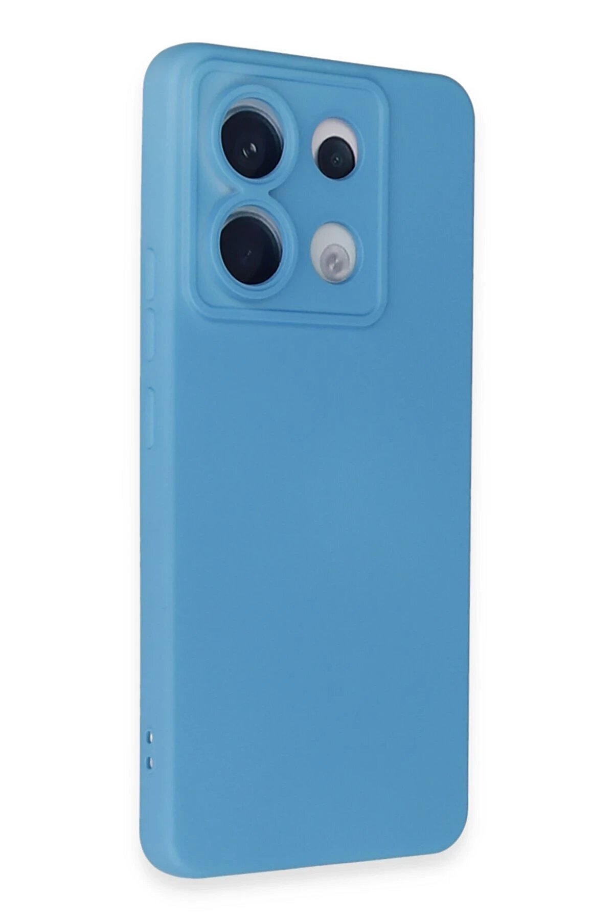 Xi̇aomi̇ Redmi̇ Note 13 Pro 5G Kılıf Nano İçi̇ Kadi̇fe Si̇li̇kon - Mavi̇ - Dropx3483-3072
