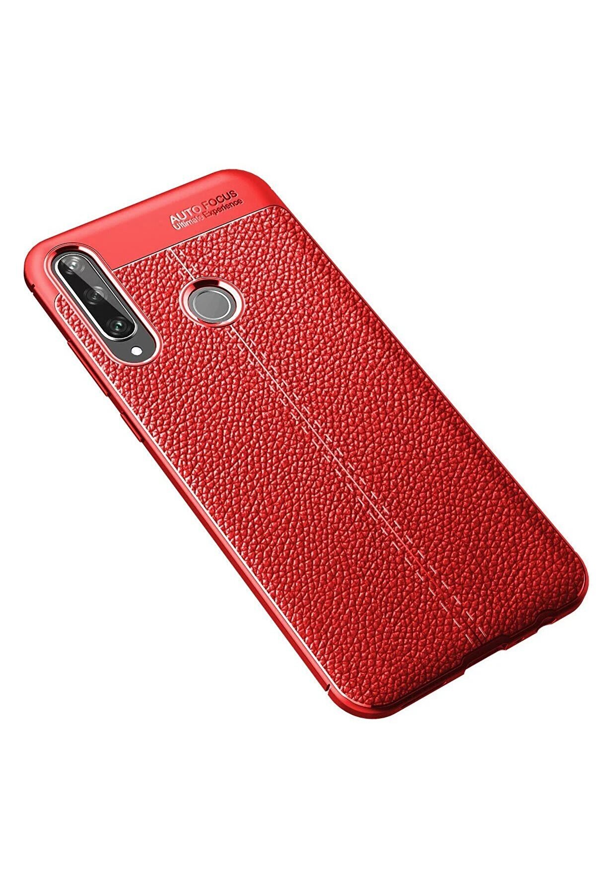 Huawei̇ Y6P Kılıf Auto Focus Kapak - Kırmızı - Dropx6820-8744