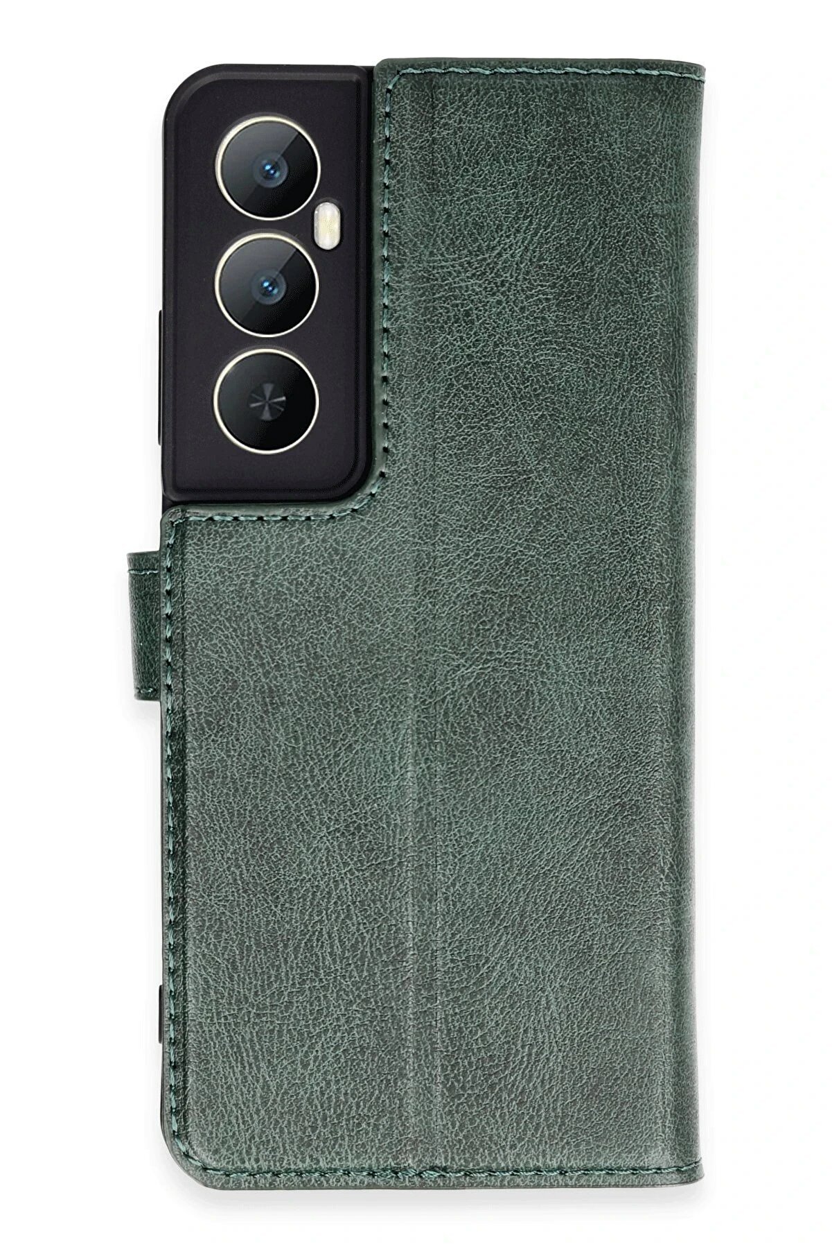 CepteToptan Realme C65 Kılıf Trend S Plus Kapaklı Kılıf - Yeşil - DROPX9619-2468