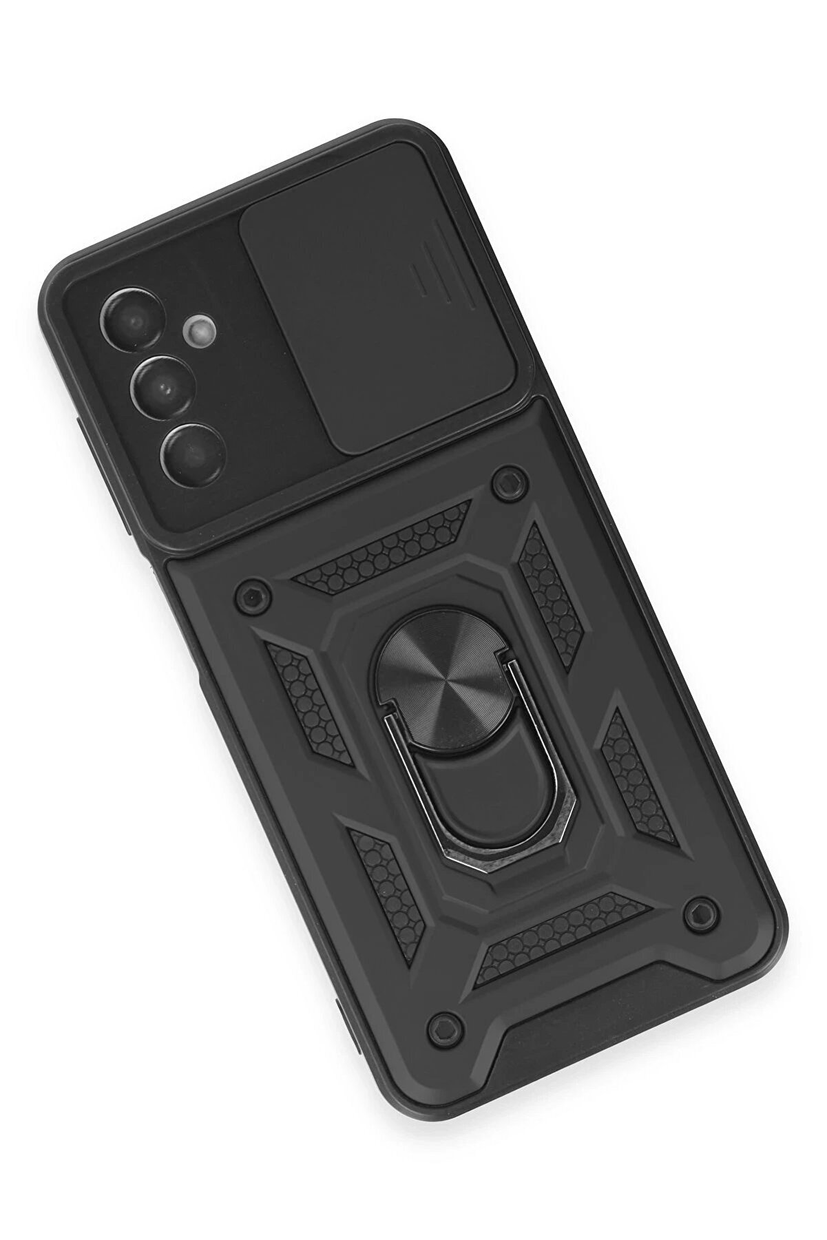 Samsung Galaxy A14 4G Kılıf Pars Lens Y&uuml;z&uuml;kl&uuml; Si̇li̇kon - Si̇yah - Dropx8724-6742