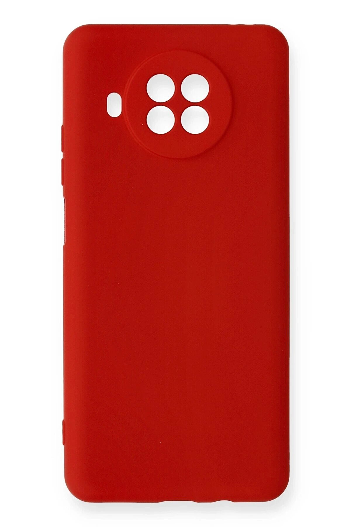CepteToptan Xiaomi Mi 10T Lite Kılıf Nano içi Kadife Silikon - Kırmızı - DROPX9697-9611