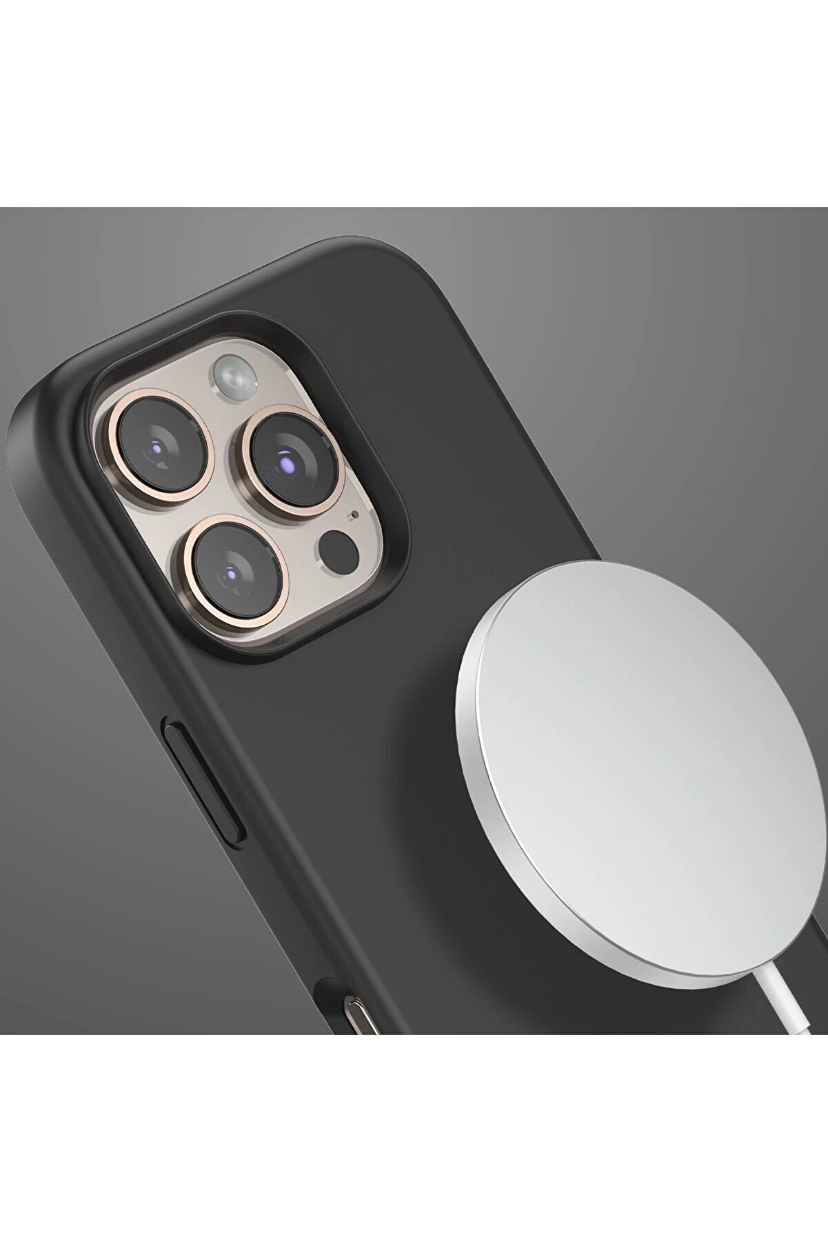 İphone 16 Pro Max Home Magsafe Kapak - Si̇yah - Dropx9307-1355