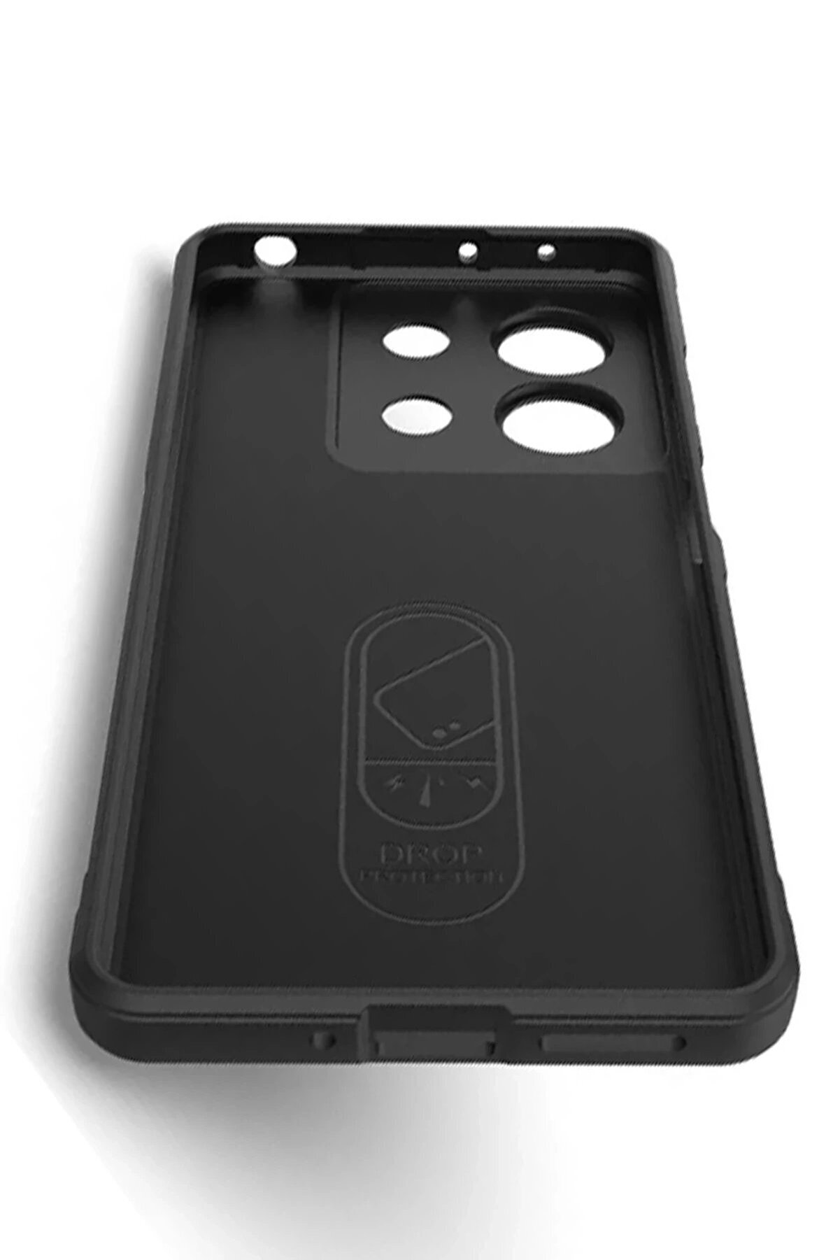 Xi̇aomi̇ Poco X6 Kılıf Opti̇mum Si̇li̇kon - Kırmızı - Dropx4468-9301