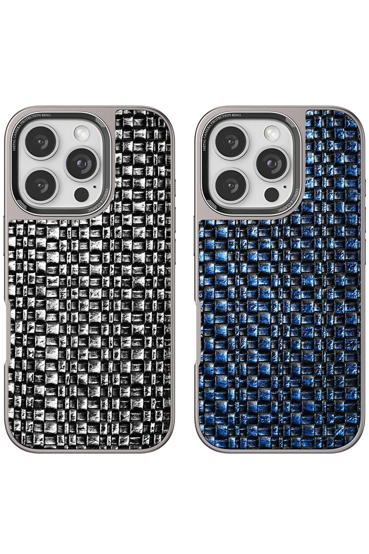 İphone 16 Pro Max Brand Kapak - Gümüş - Dropx4508-4731