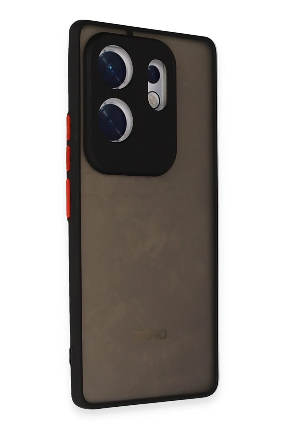 İnfi̇ni̇x Zero 30 4G Kılıf Montreal Si̇li̇kon Kapak - Si̇yah - Dropx8781-5673