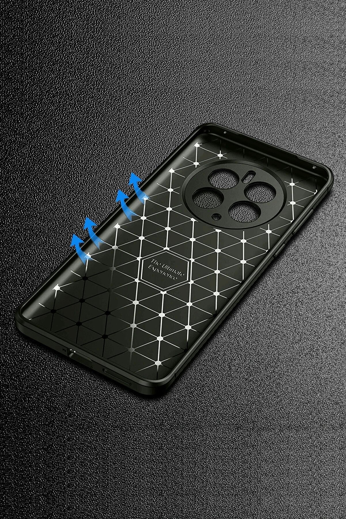 CepteToptan Realme 12 Pro Plus Kılıf Auto Focus Karbon Kapak - Siyah - CPT2805245-9988