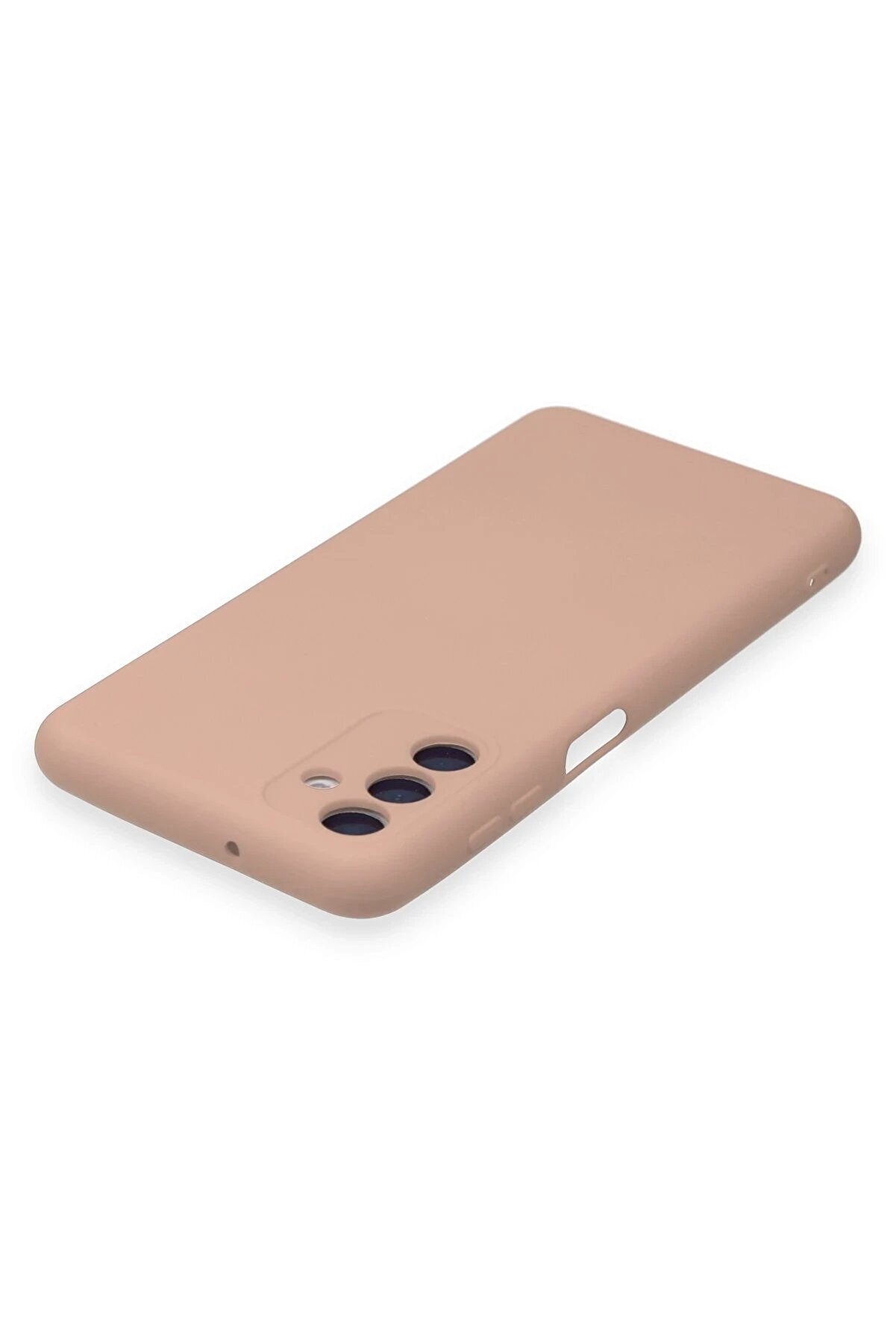 Samsung Galaxy A14 4G Kılıf Nano İçi̇ Kadi̇fe Si̇li̇kon - Pudra - Dropx9795-4669