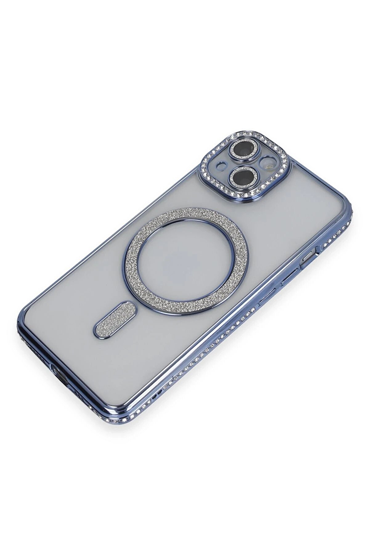 İphone 14 Kılıf Joke Si̇mli̇ Magneti̇csafe Kılıf - Mavi̇ - Dropx1436-6951