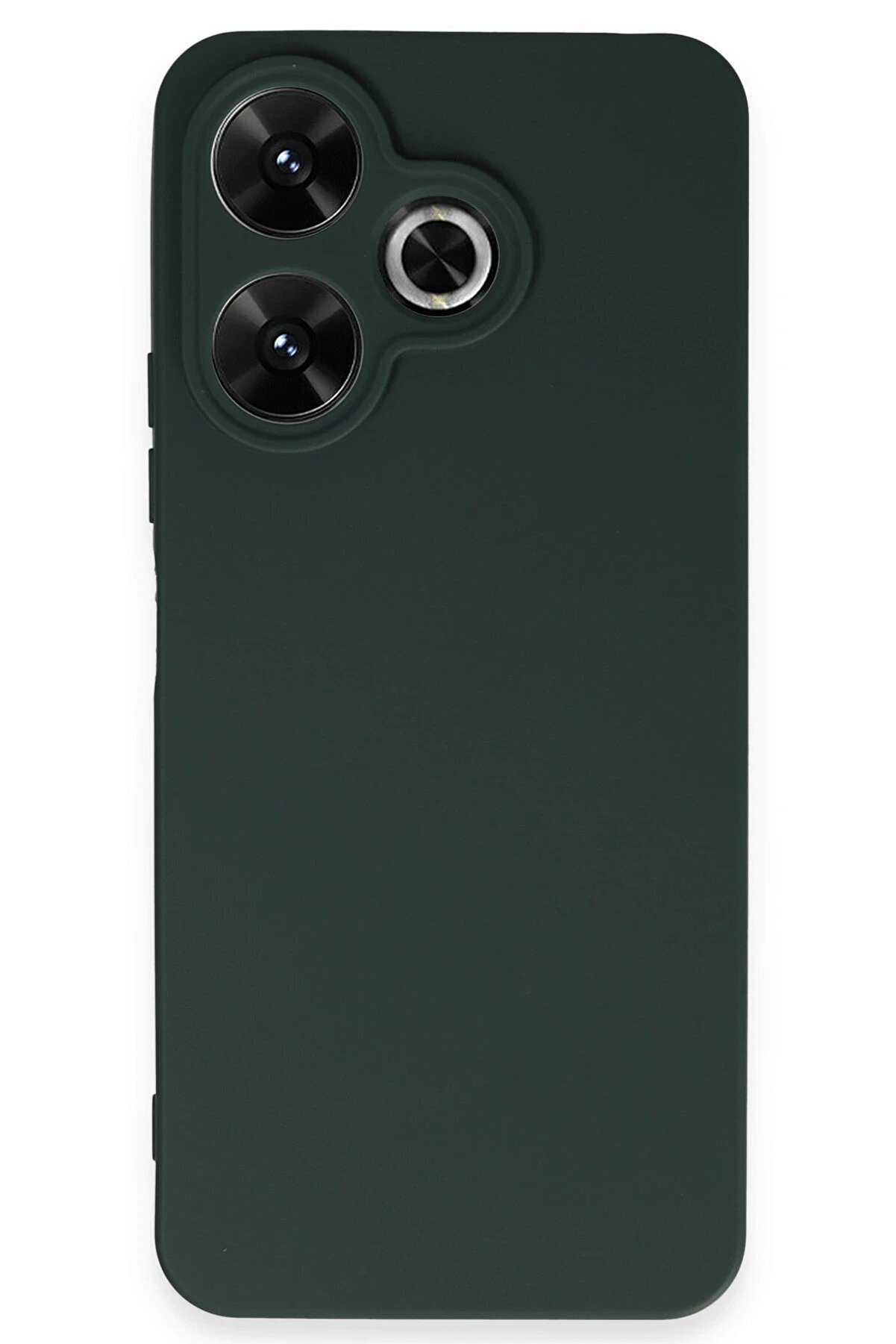 CepteToptan Xiaomi Redmi 13 4G Kılıf First Silikon - Koyu Yeşil - DROPX6000-4679