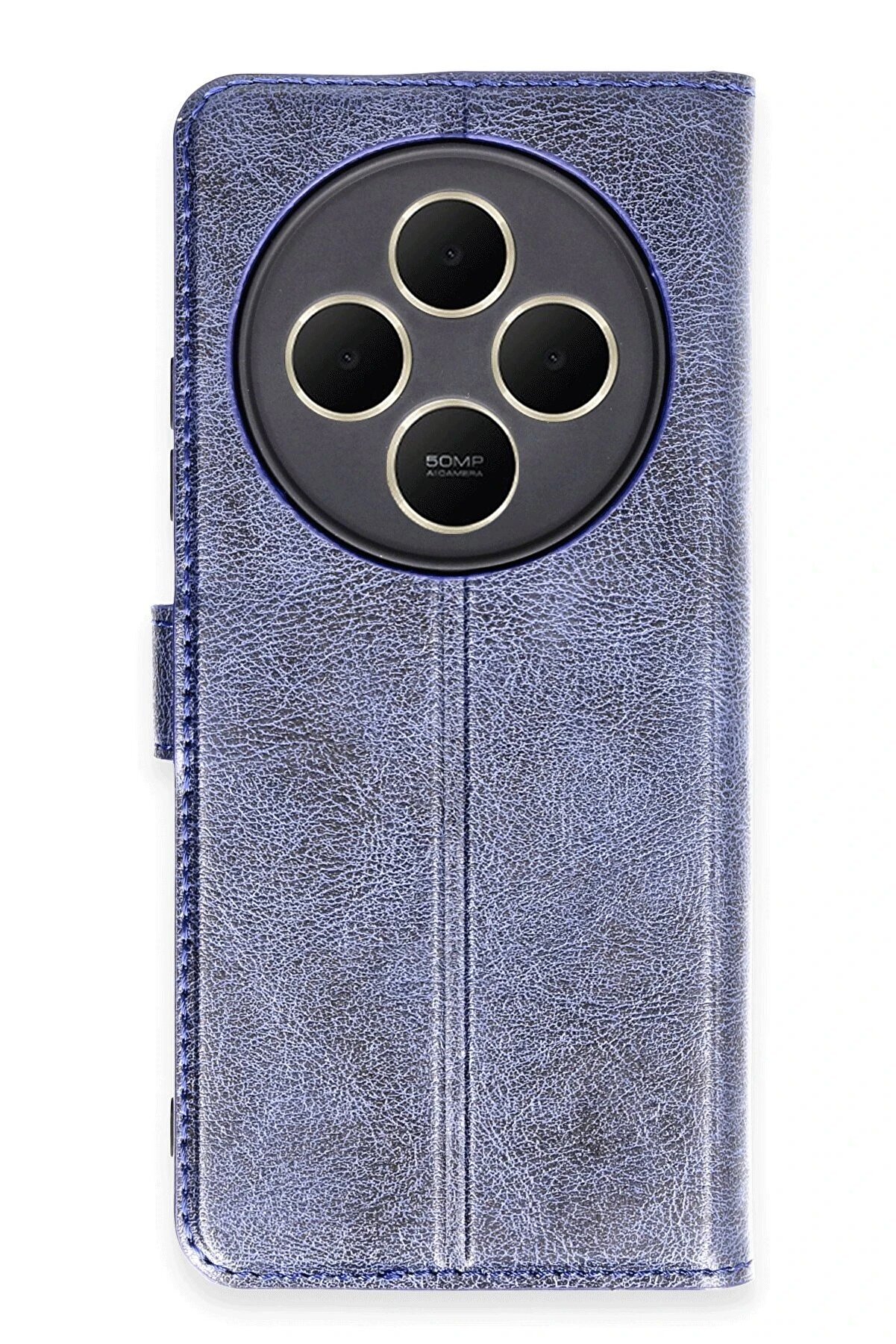 CepteToptan Xiaomi Redmi 14C Kılıf Trend S Plus Kapaklı Kılıf - Lacivert - DROPX5253-7138