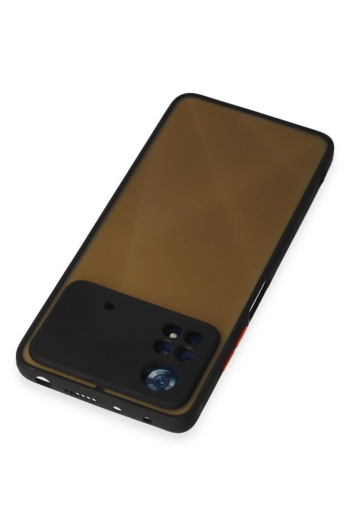 Xi̇aomi̇ Poco X4 Pro 5G Kılıf Montreal Si̇li̇kon Kapak - Si̇yah - Dropx7926-4063