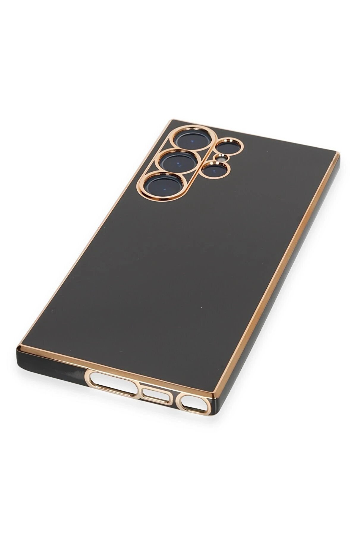 Samsung Galaxy S23 Ultra Kılıf Volet Si̇li̇kon - Si̇yah - Dropx6148-2599