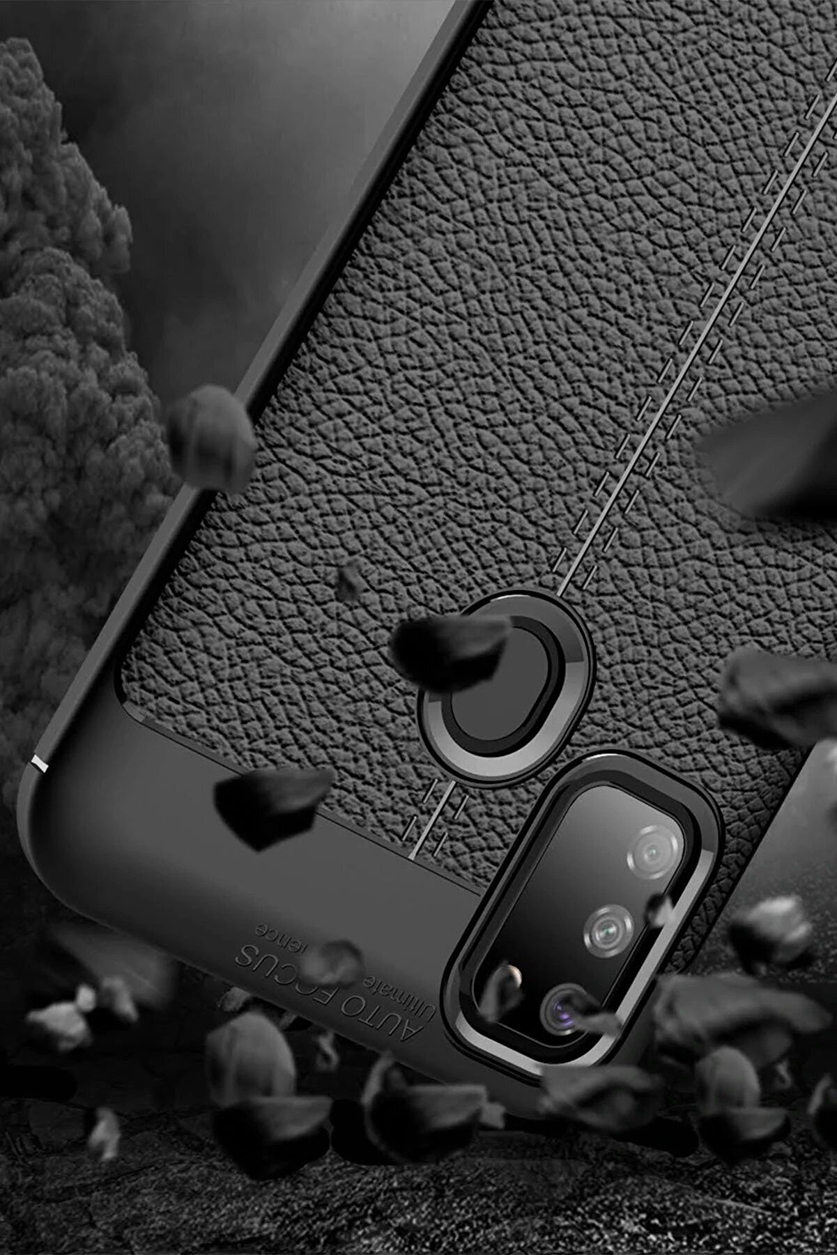 Samsung Galaxy M30S Kılıf Auto Focus Kapak - Kırmızı - Dropx9163-2505