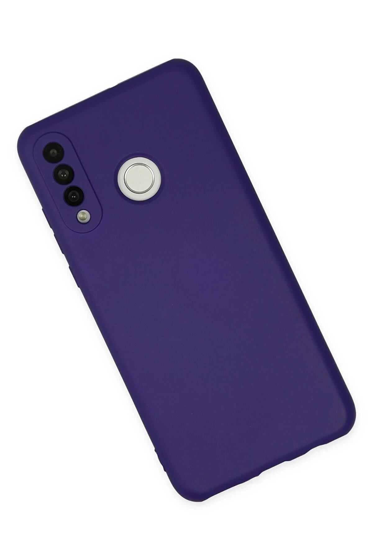 Huawei̇ P30 Li̇te Kılıf Nano İçi̇ Kadi̇fe Si̇li̇kon - Mor - Dropx3219-4591