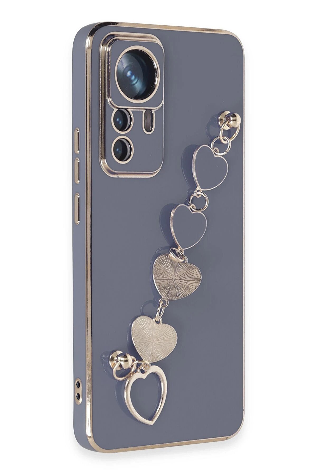 Xi̇aomi̇ Mi̇ 12T Pro Kılıf Esi̇la Si̇li̇kon - Gri̇ - Dropx2313-6767